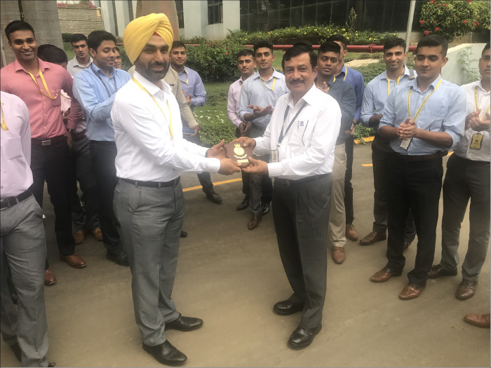 Maiden Industrial Visit for Trainee Officers - INS Shivaji