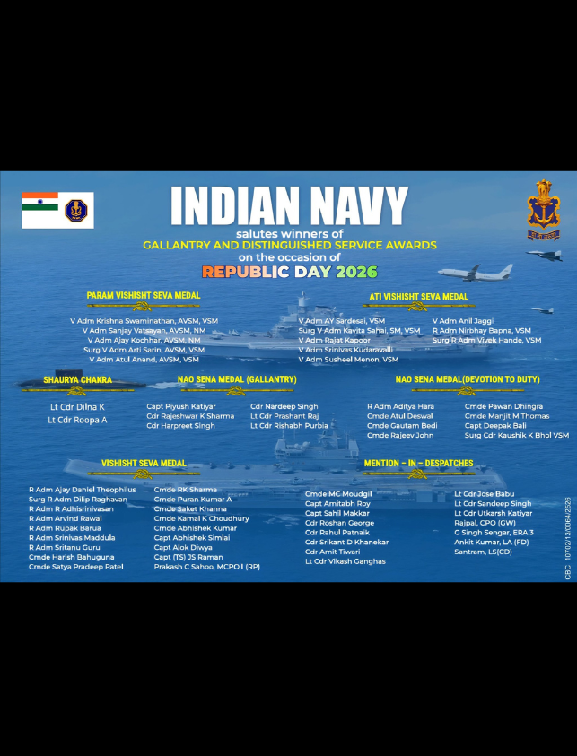 GALLANTRY AND DISTINGUISHED SERVICE AWARDS