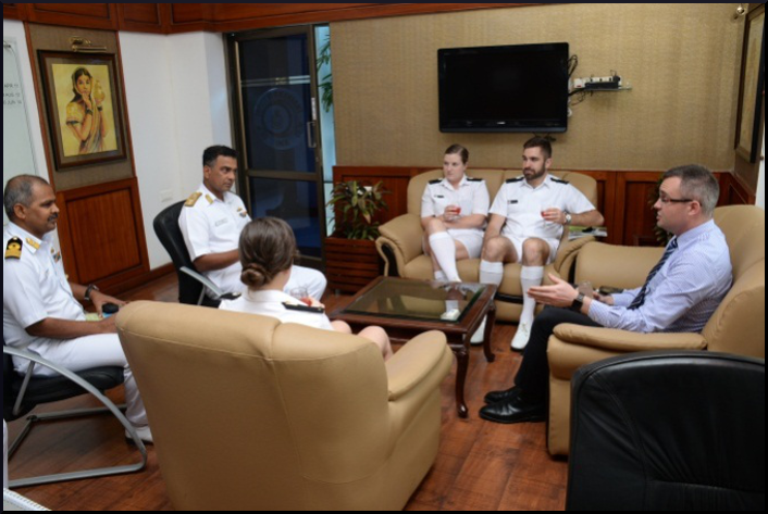 Visit of Royal Australian Navy Delegation to INA, Ezhimala (25 Sep-03 Oct 16)