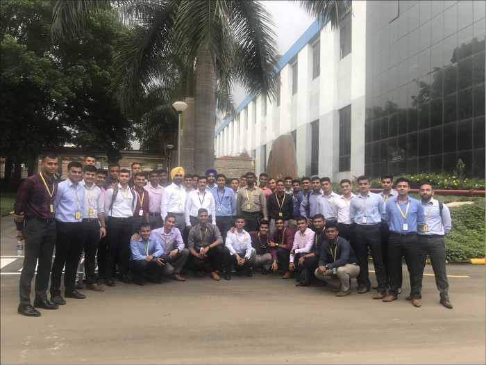 Maiden Industrial Visit for Trainee Officers - INS Shivaji