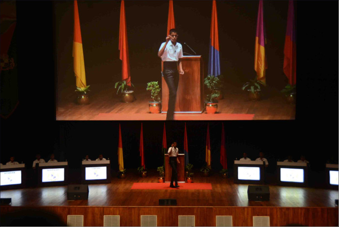 Cheetah Squadron Emerges Victorious in the Inter Squadron Declamation Championship