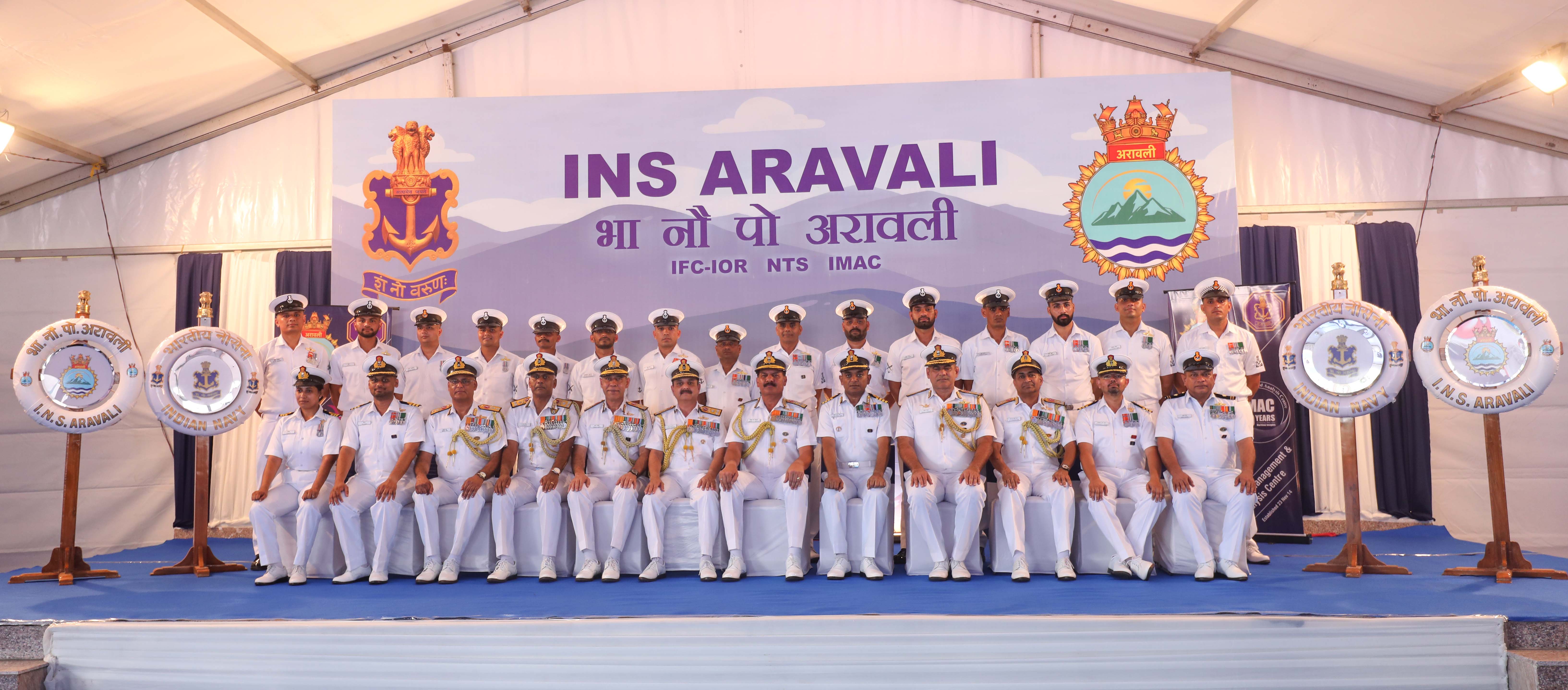 INDIAN NAVY COMMISSIONS INS ARAVALI AT GURUGRAM