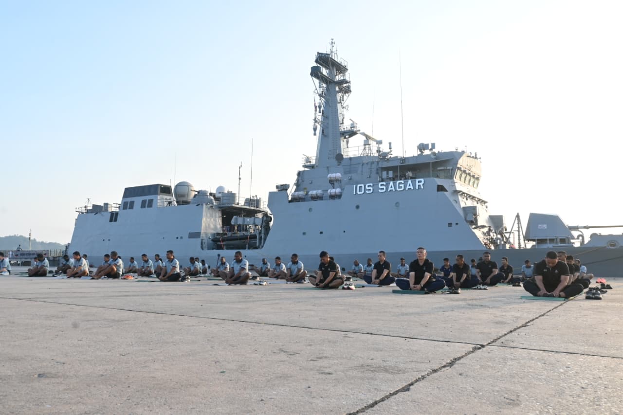 INDIAN OCEAN SHIP SAGAR DEPARTS PHUKET, THAILAND