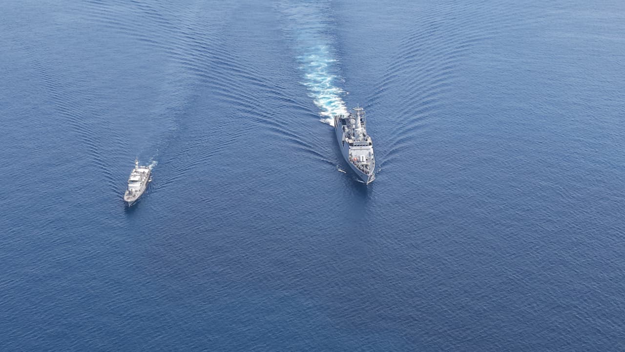 INDIAN OCEAN SHIP SAGAR DEPARTS PHUKET, THAILAND