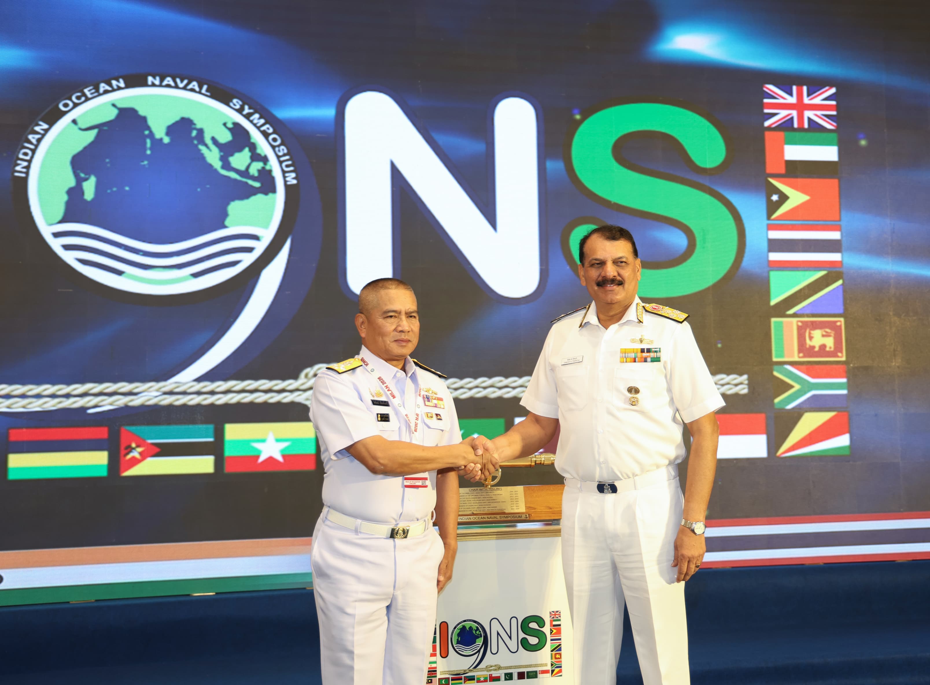 INDIA ASSUMES CHAIRMANSHIP OF THE INDIAN OCEAN NAVAL SYMPOSIUM