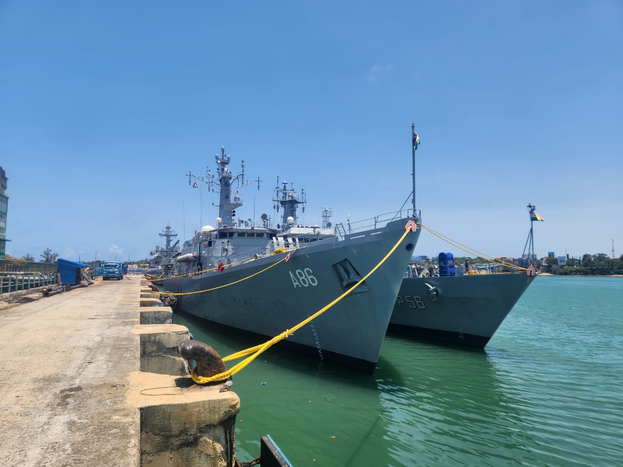 INDIAN NAVY’S FIRST TRAINING SQUADRON MAKES PORT CALL AT MOMBASA, KENYA