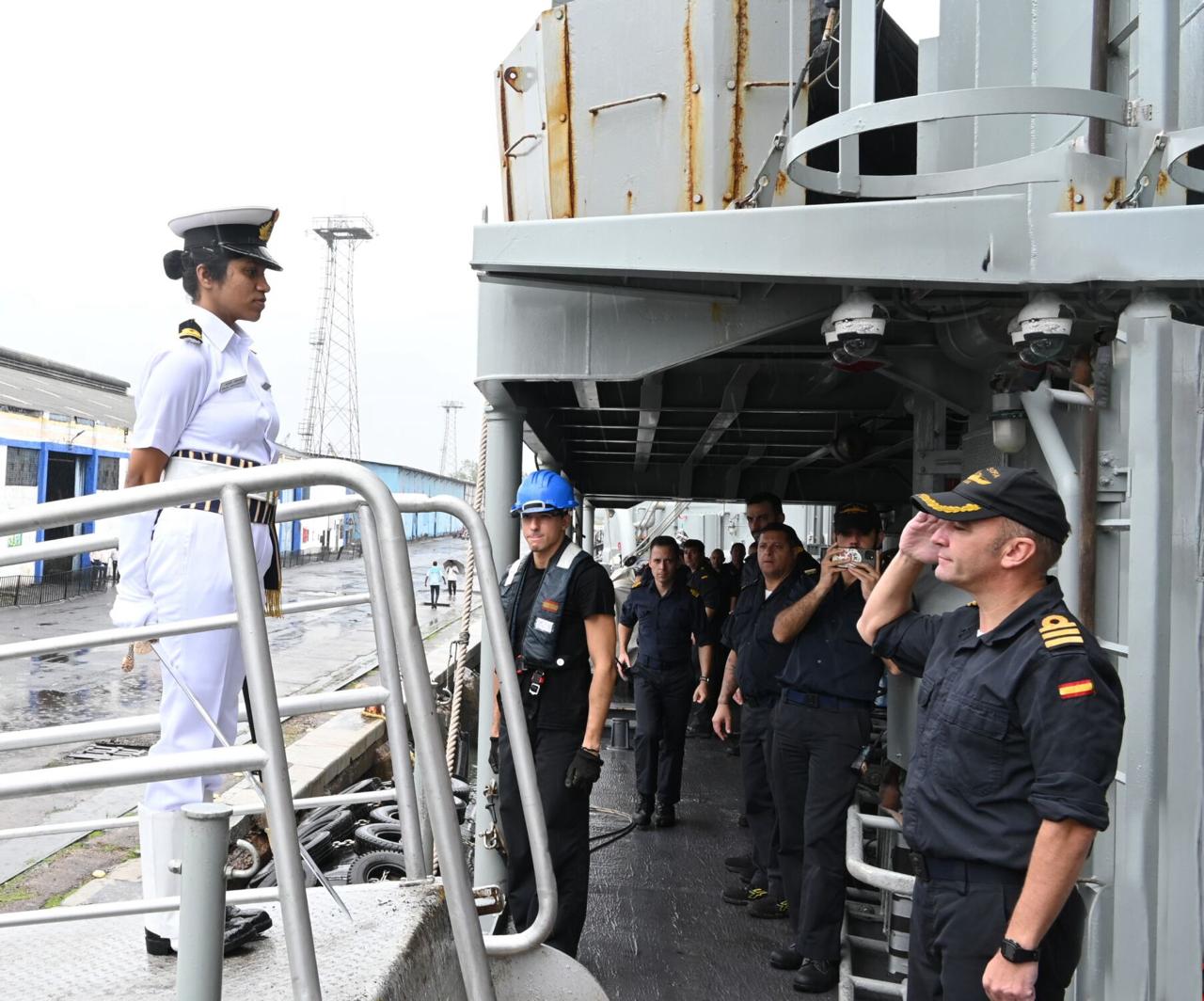 MAIDEN VISIT OF EUNAVFOR SHIPS TO INDIA