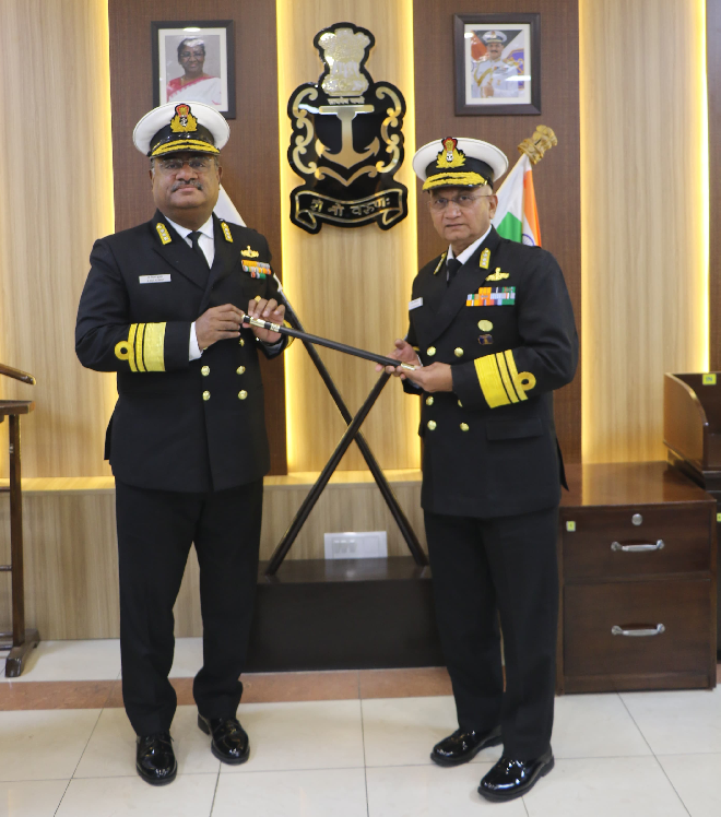 VICE ADMIRAL RAJARAM SWAMINATHAN, AVSM, NM ASSUMES CHARGE AS THE CONTROLLER WARSHIP PRODUCTION AND ACQUISITION