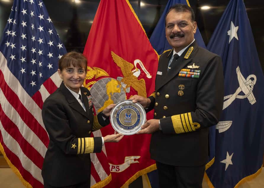 नौसेना प्रमुख ने संयुक्त राज्य अमेरिका की आधिकारिक यात्रा पूरी की