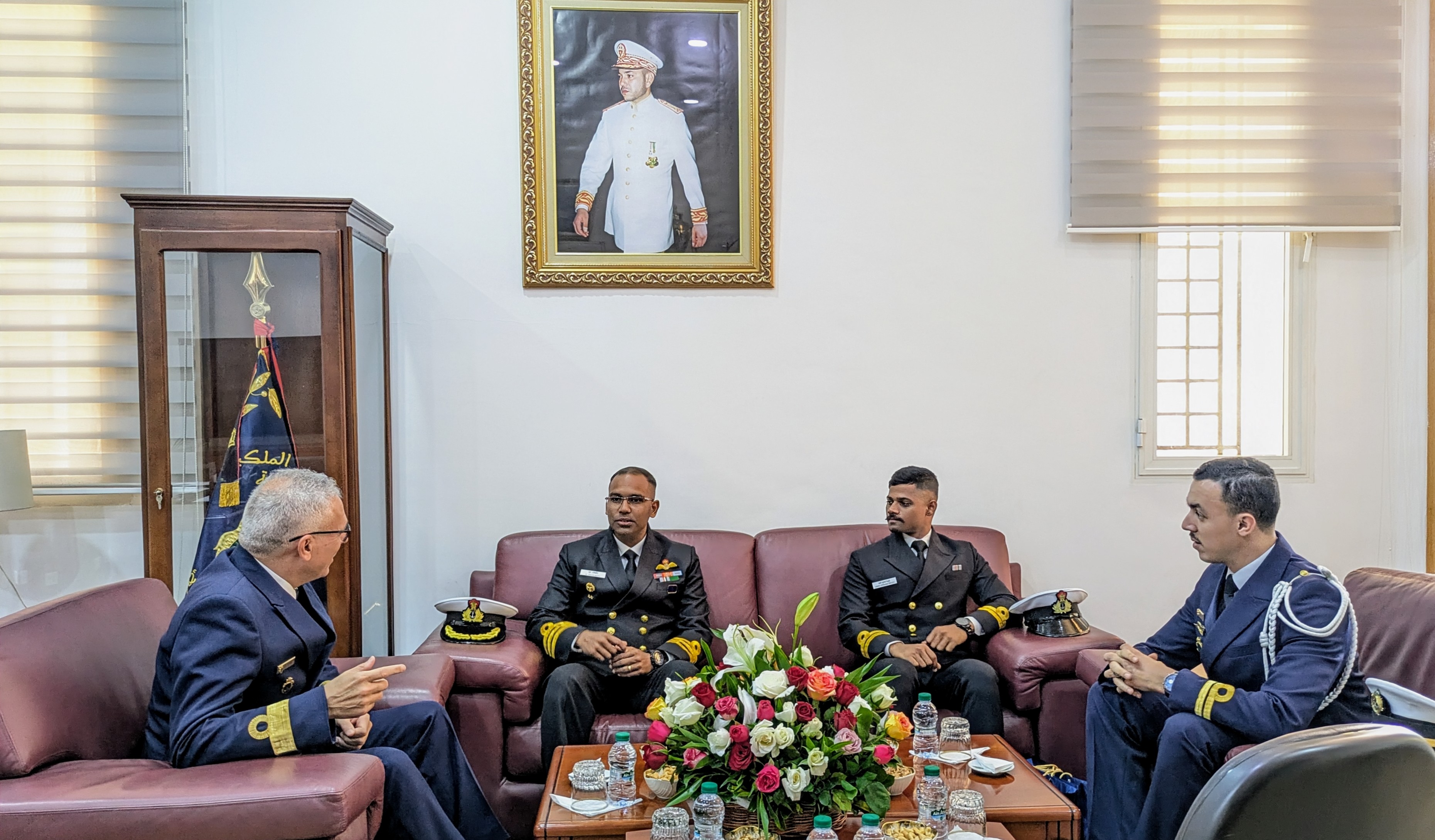 INS SUDARSHINI ARRIVES AT CASABLANCA, MOROCCO