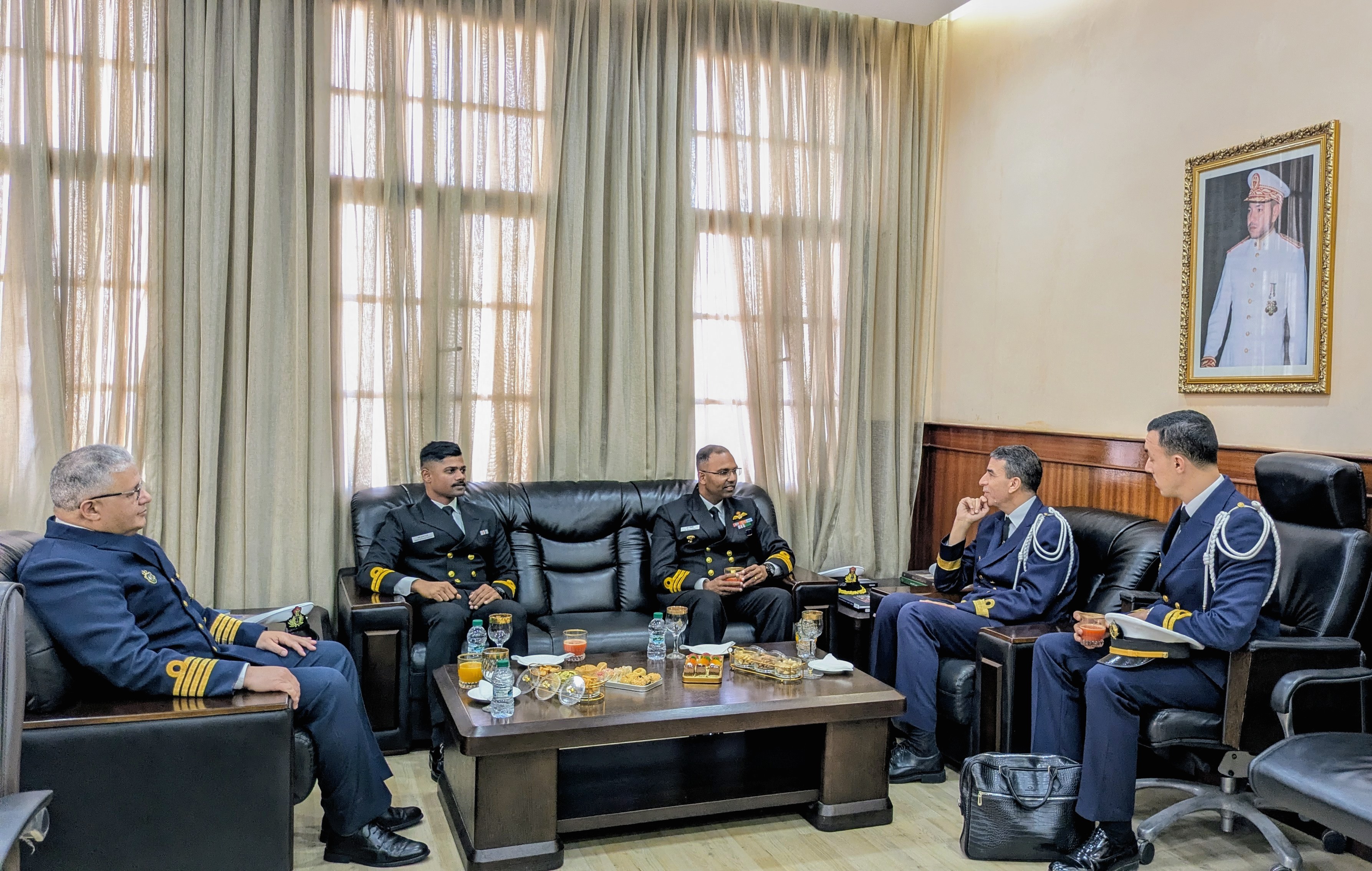 INS SUDARSHINI ARRIVES AT CASABLANCA, MOROCCO