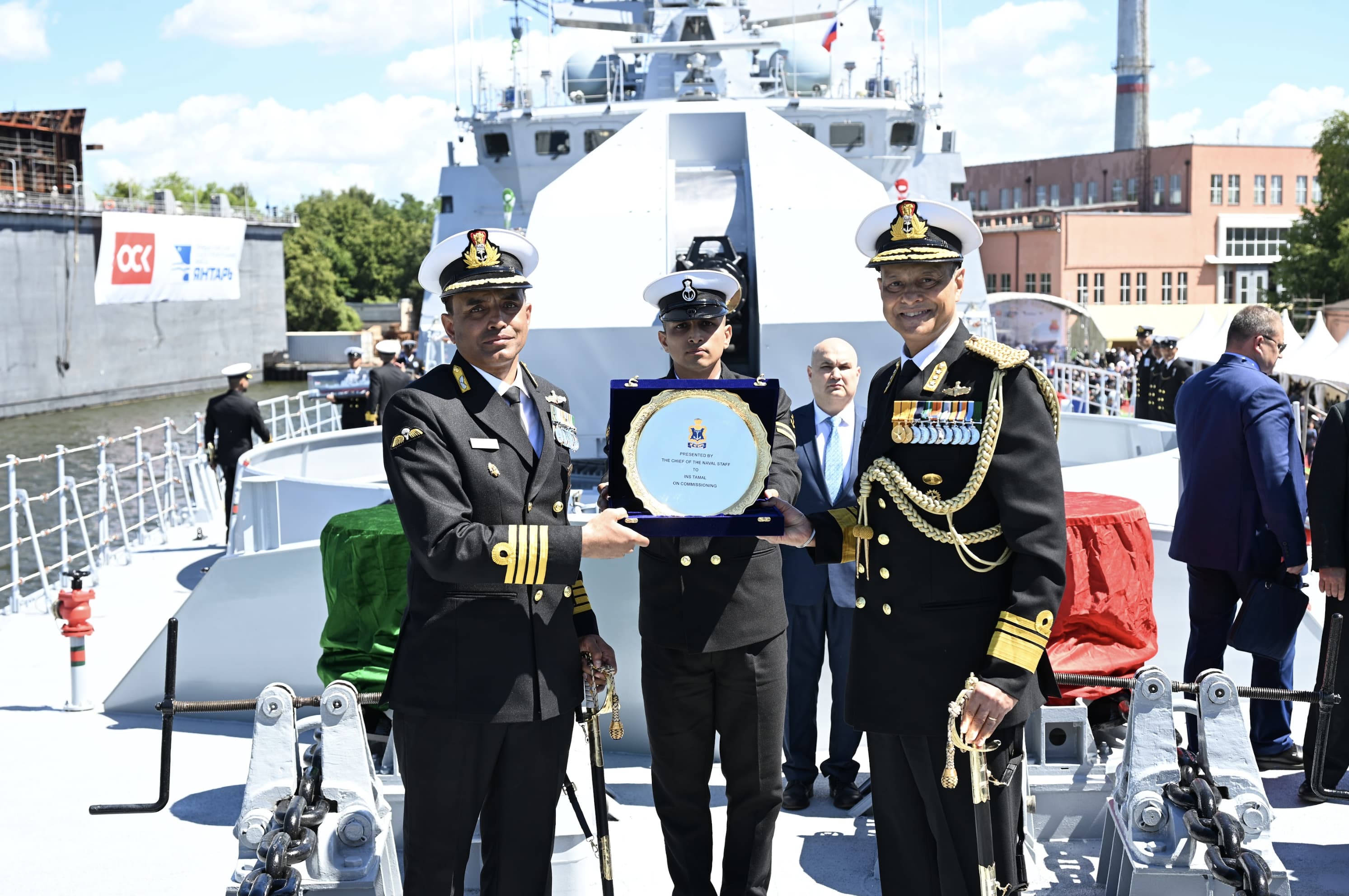 भा.नौ.पो. तमल, नवीनतम स्टेल्थ फ्रिगेट, भारतीय नौसेना में शामिल