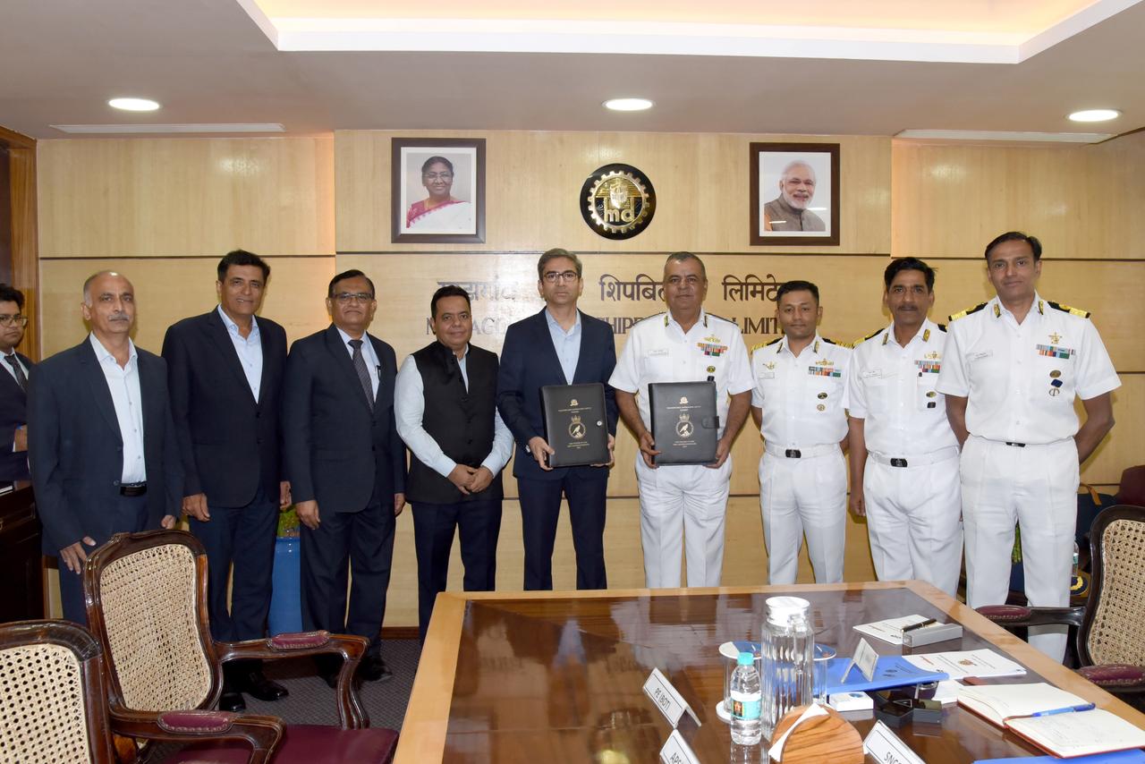  DELIVERY OF PROJECT 17A INDIGENOUS ADVANCED STEALTH FRIGATE ‘MAHENDRAGIRI’