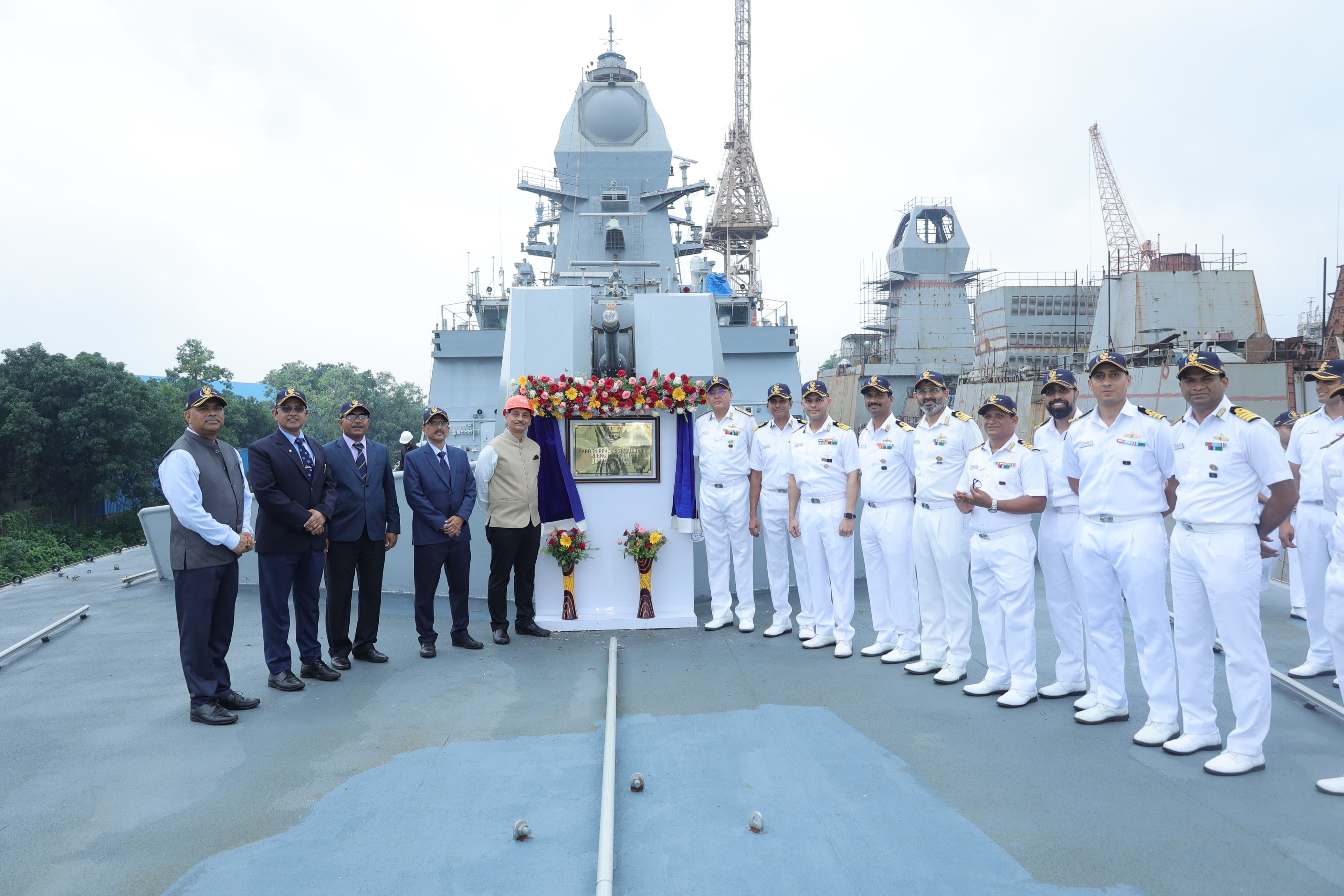 PROJECT 17A INDIGENOUS ADVANCED STEALTH FRIGATE HIMGIRI DELIVERED TO INDIAN NAVY