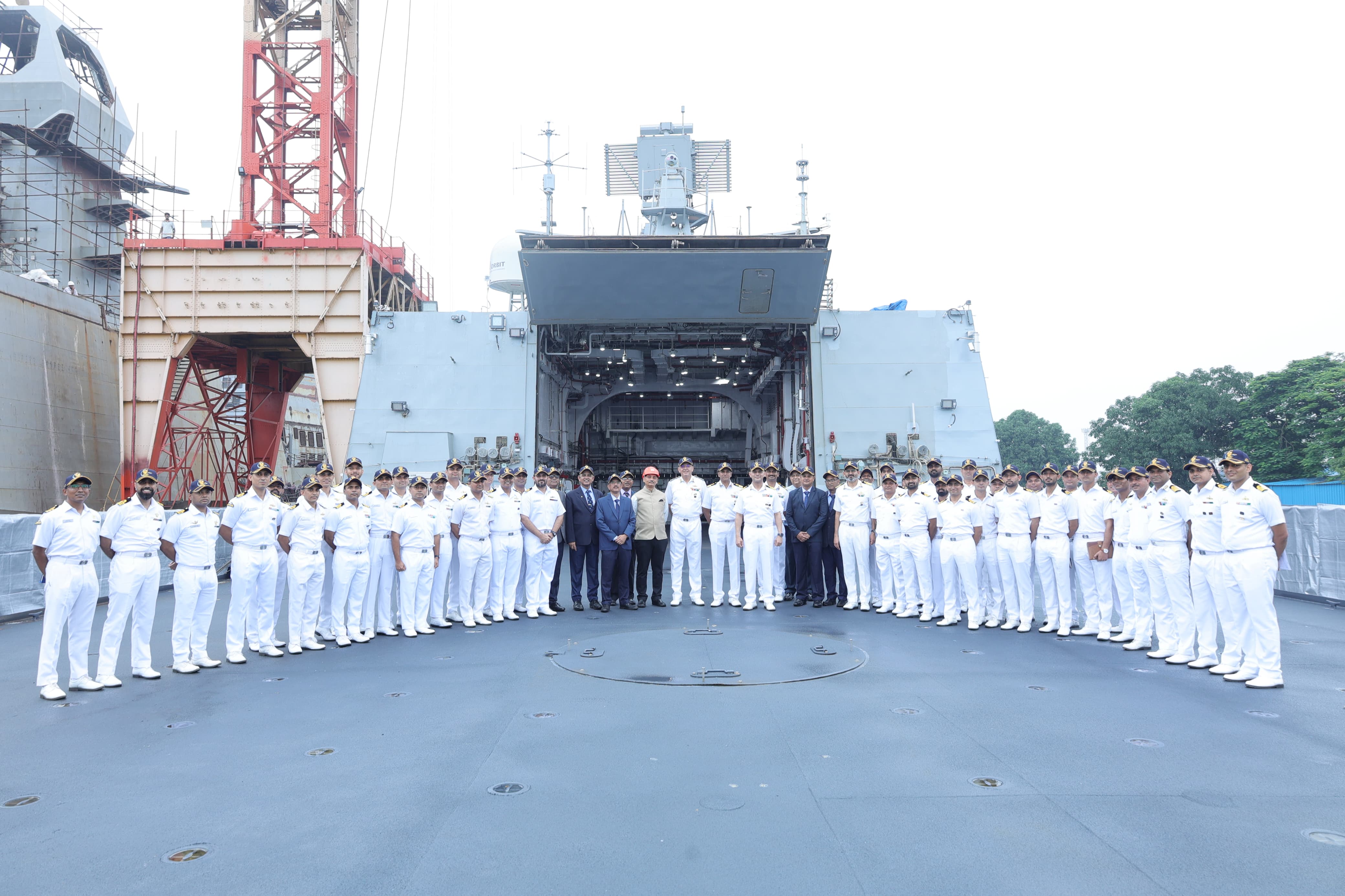 PROJECT 17A INDIGENOUS ADVANCED STEALTH FRIGATE HIMGIRI DELIVERED TO INDIAN NAVY