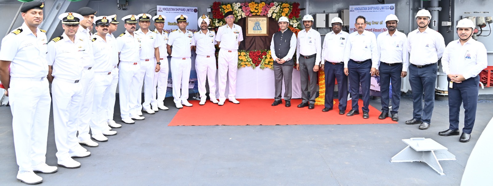 DELIVERY OF FIRST INDIGENOUS DIVING SUPPORT VESSEL - ‘NISTAR’