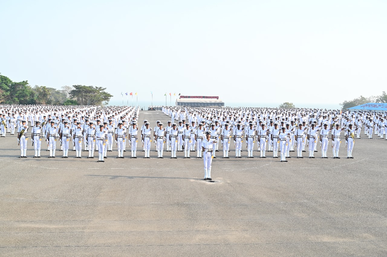 CURTAIN RAISER: PASSING OUT PARADE OF FIFTH BATCH OF AGNIVEERS AT INS CHILKA