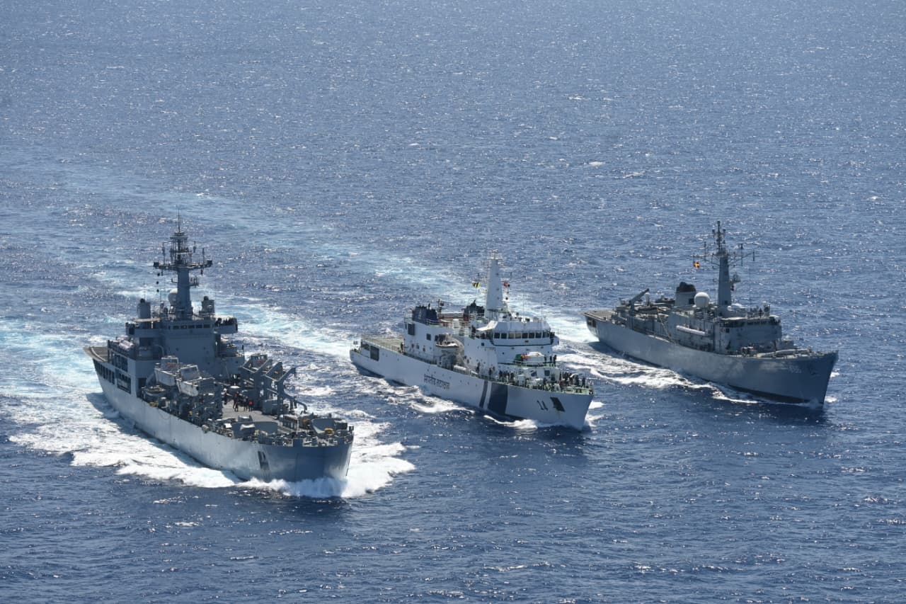 LONG RANGE TRAINING DEPLOYMENT OF INDIAN NAVY’S FIRST TRAINING SQUADRON (1TS) TO SOUTH EAST ASIA