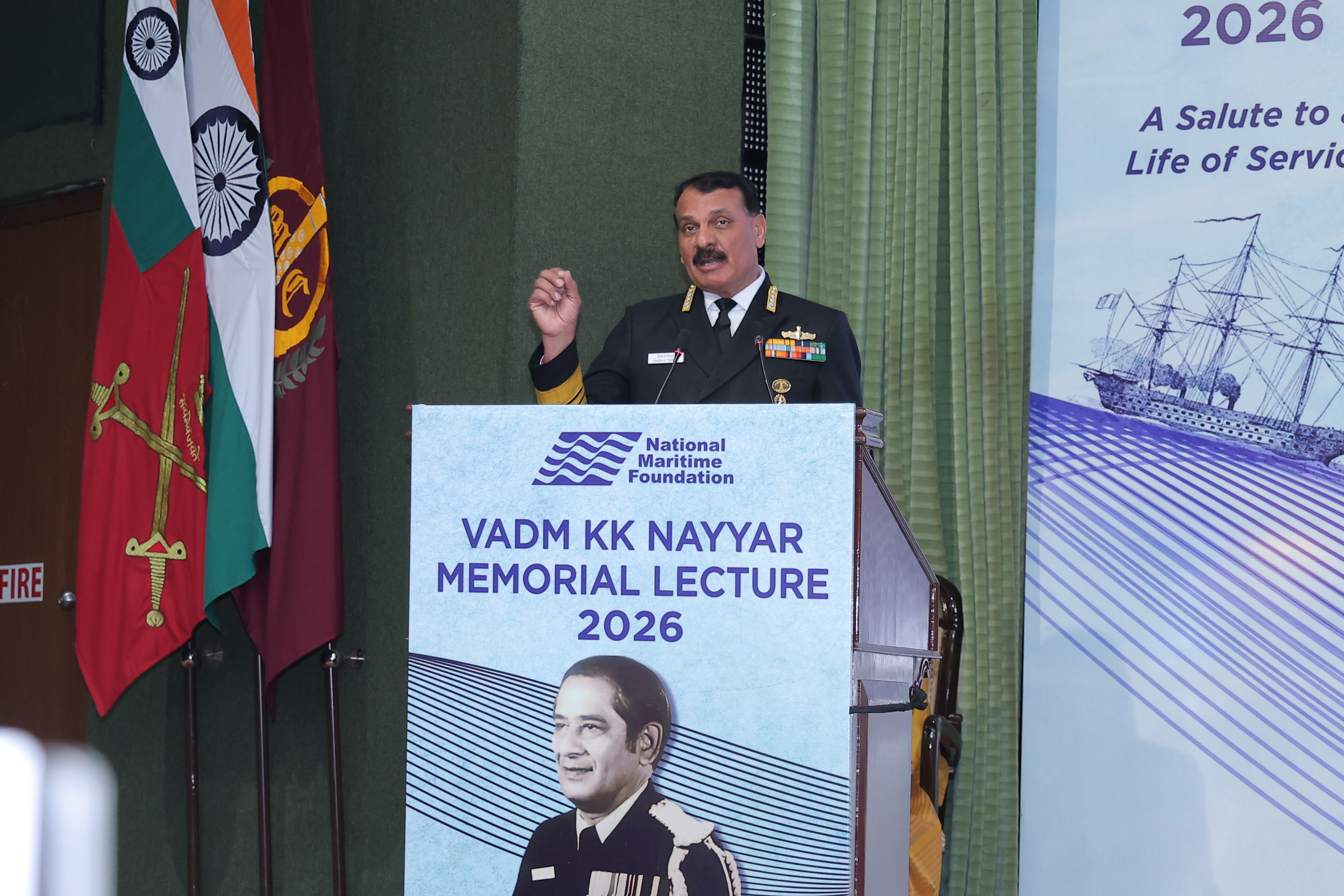 The 2026 edition of the Vice Admiral KK Nayyar Memorial Lecture was held on 16 Feb 2026, marking the 21st Foundation Day of the National Maritime Foundation (NMF), New Delhi. The annual lecture honours the enduring legacy of VAdm KK Nayyar, whose intellectual vision and strategic foresight laid the foundation for NMF’s emergence as India’s premier institution for maritime thought and policy advocacy.VAdm Nayyar was not only a distinguished naval officer but also a pioneering strategic thinker. He played a c