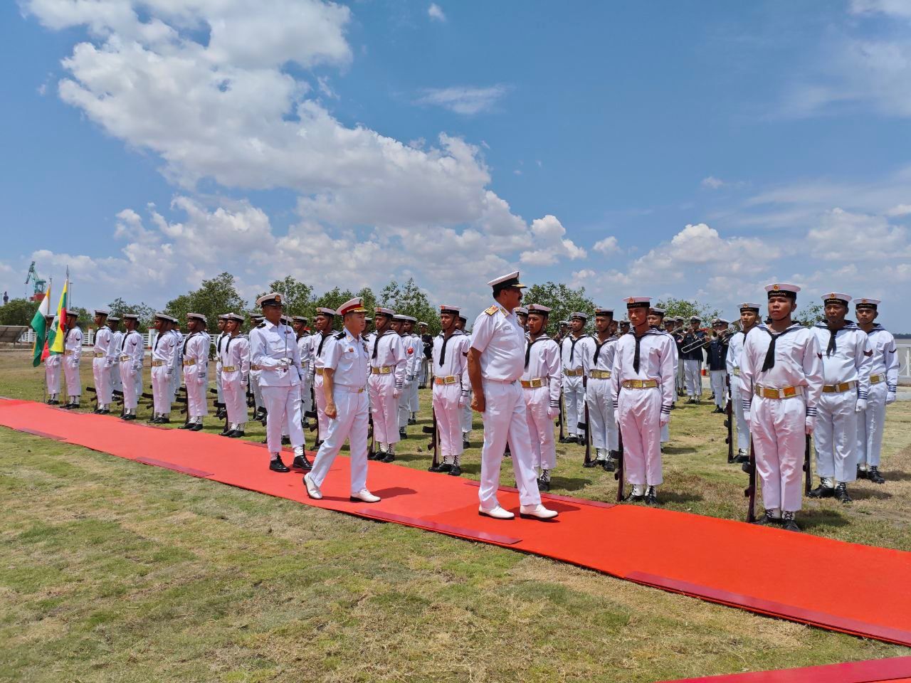 INS TRIKAND ARRIVED AT ALEXANDRIA, EGYPT