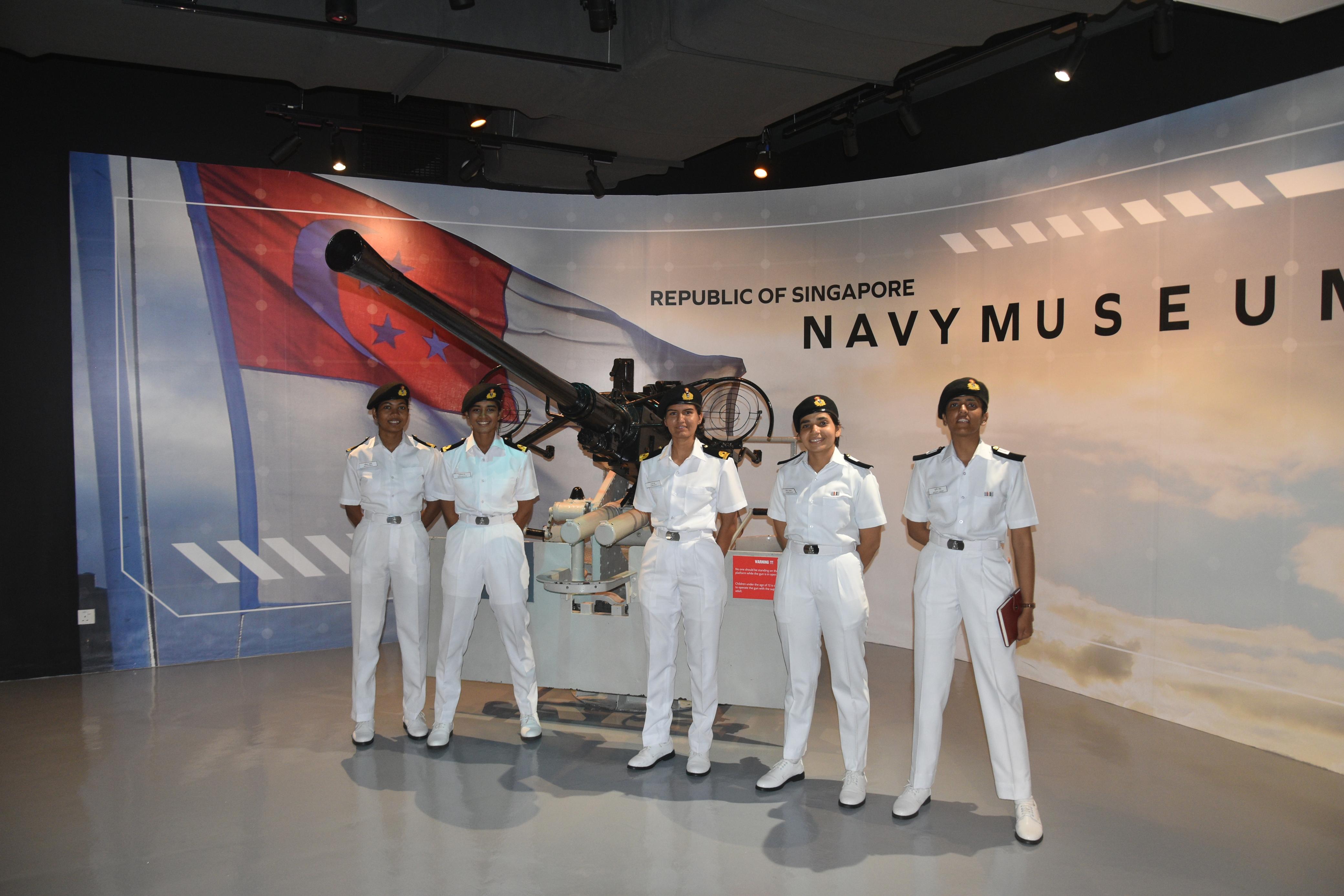 INDIAN NAVY'S FIRST TRAINING SQUADRON ARRIVES AT CHANGI NAVAL BASE, SINGAPORE