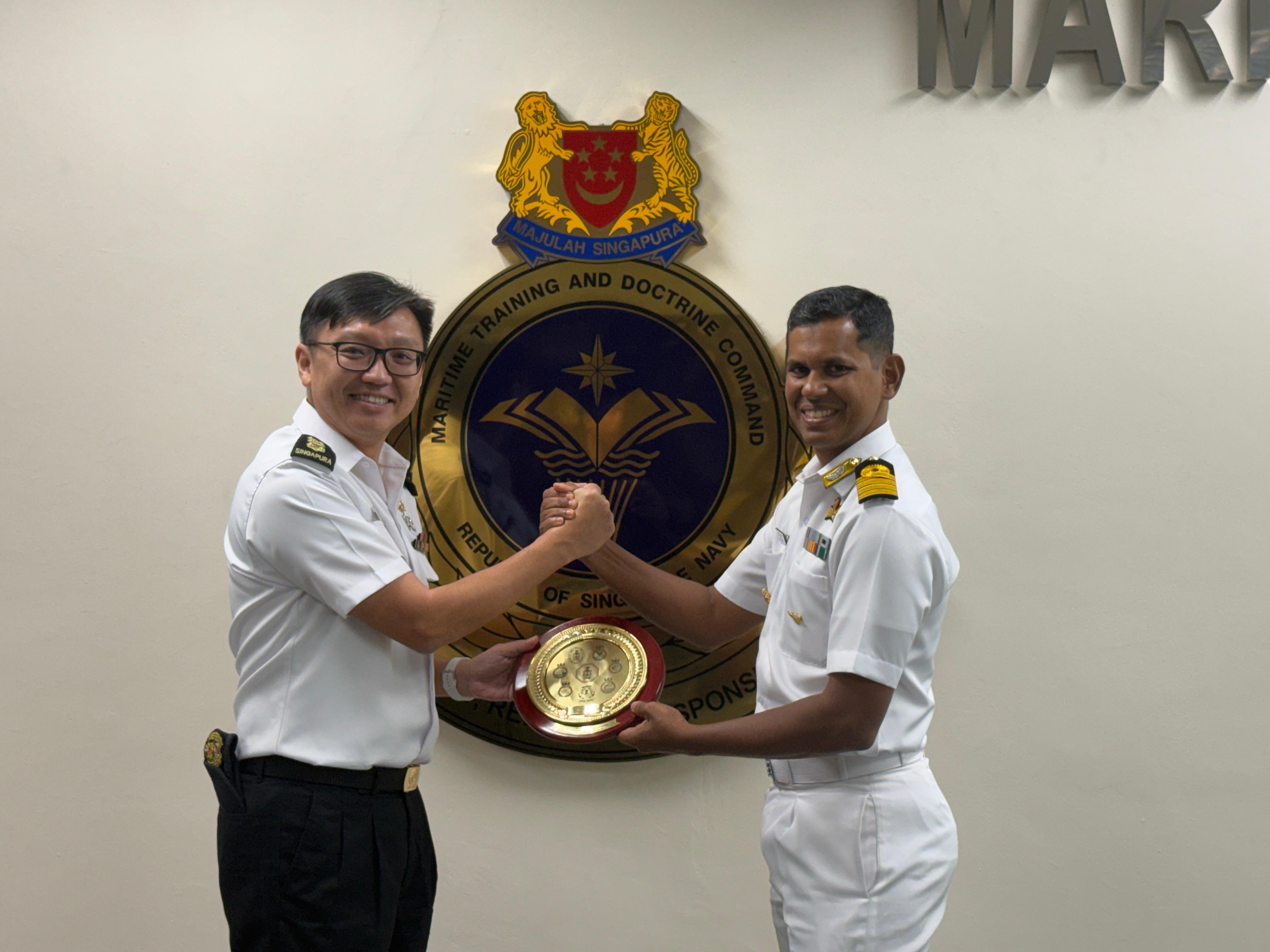 INDIAN NAVY'S FIRST TRAINING SQUADRON ARRIVES AT CHANGI NAVAL BASE, SINGAPORE