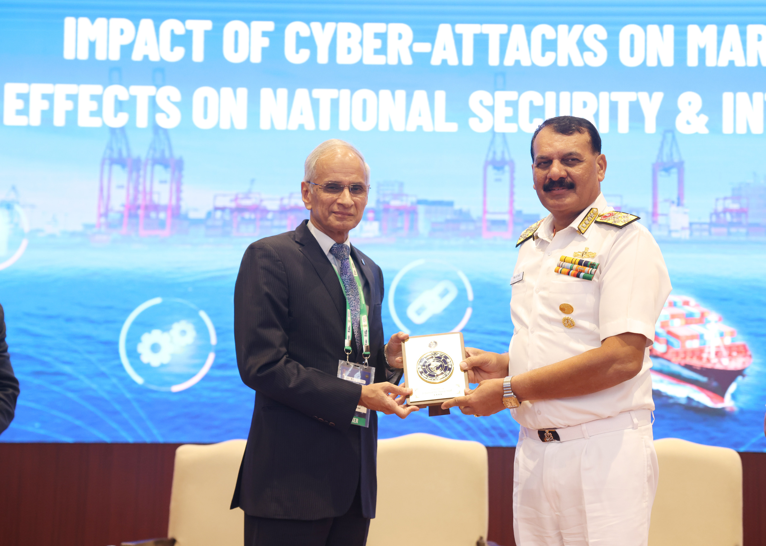 भारतीय नौसेना ने ‘समुद्री क्षेत्र पर साइबर हमलों का प्रभाव और राष्ट्रीय सुरक्षा व अंतरराष्ट्रीय संबंधों पर इसके असर’ विषय पर संगोष्ठी सफलतापूर्वक आयोजित की