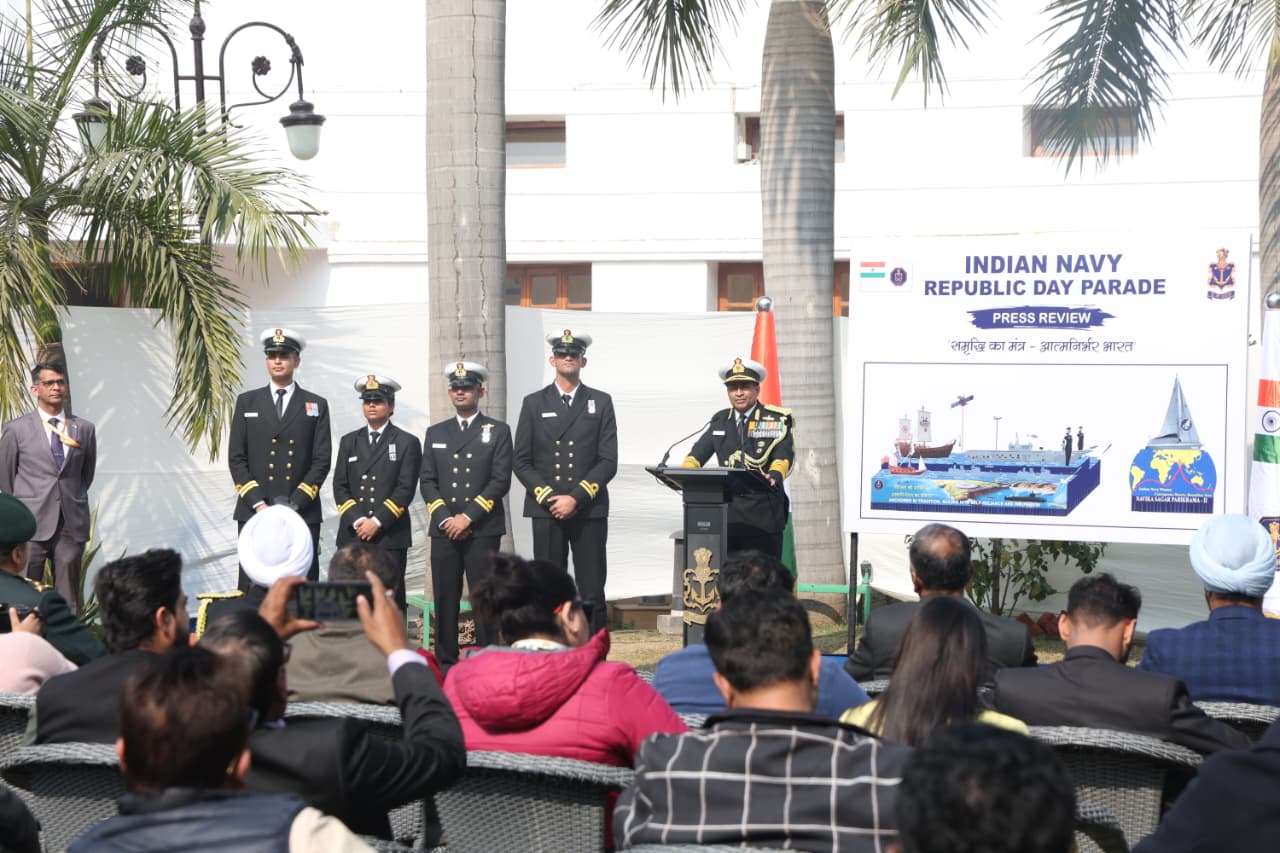 INDIAN NAVY PRESS PREVIEW FOR REPUBLIC DAY PARADE 2026