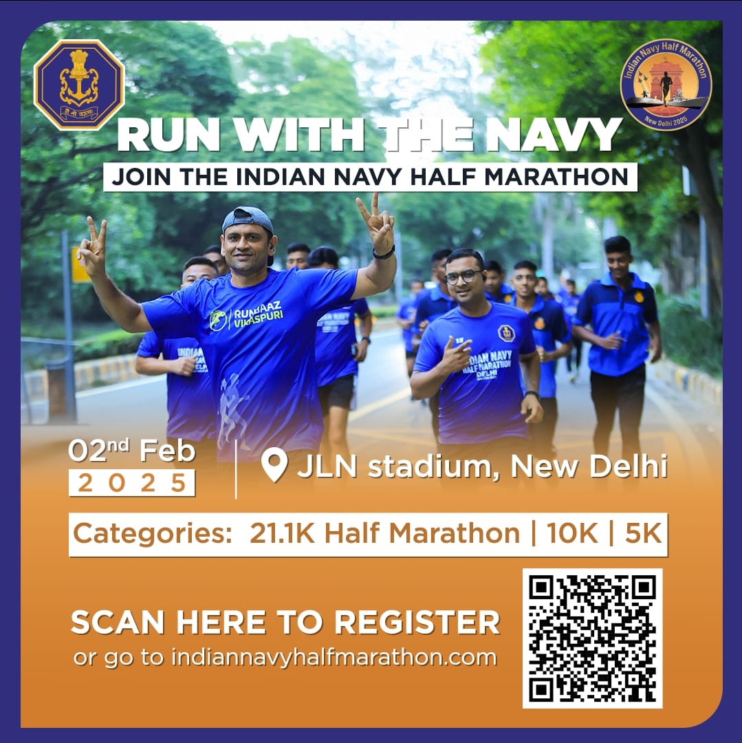 Inaugural Edition of Indian Navy Half Marathon, New Delhi