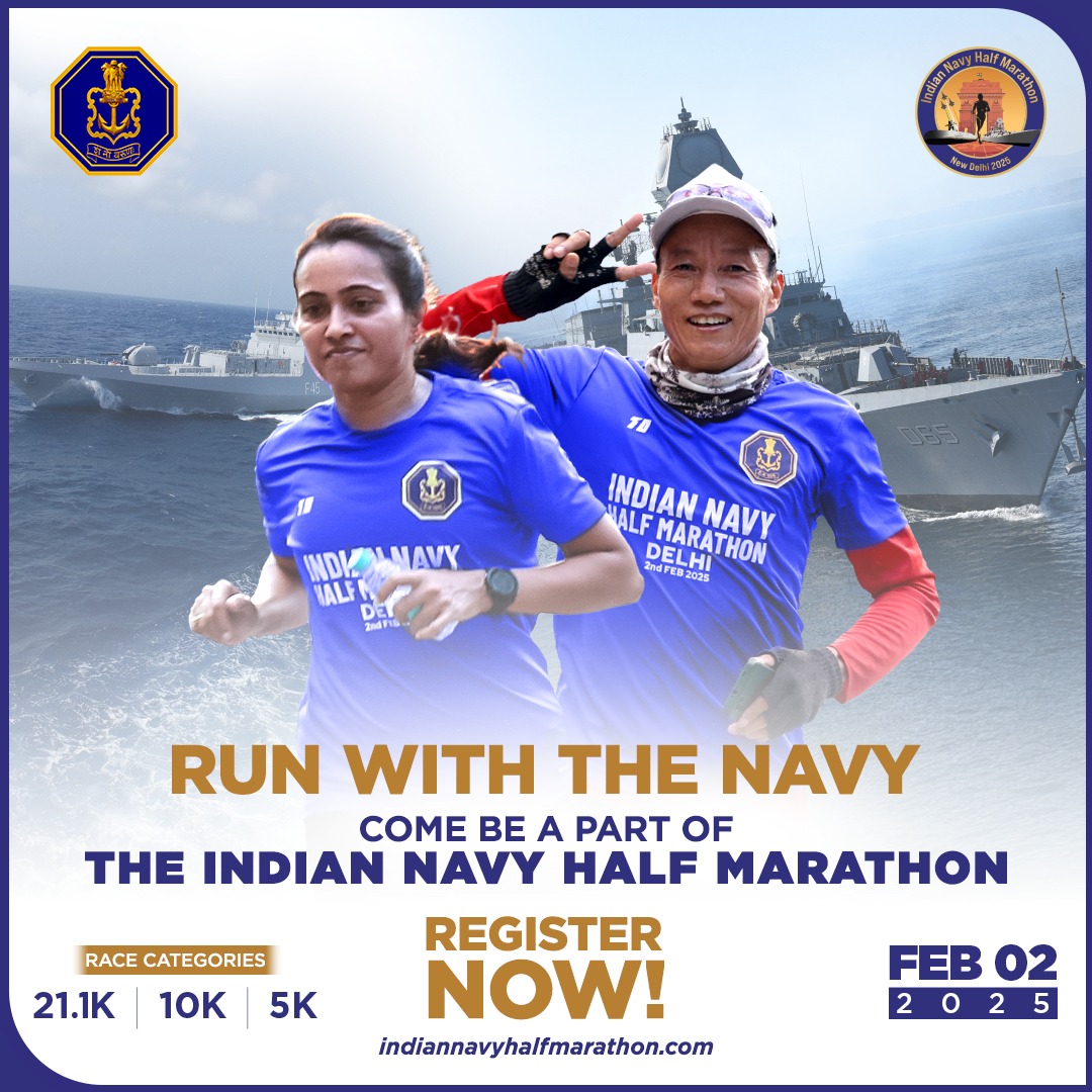 Inaugural Edition of Indian Navy Half Marathon, New Delhi