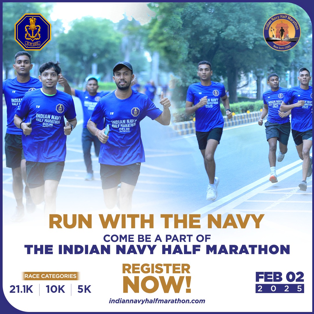 Inaugural Edition of Indian Navy Half Marathon, New Delhi