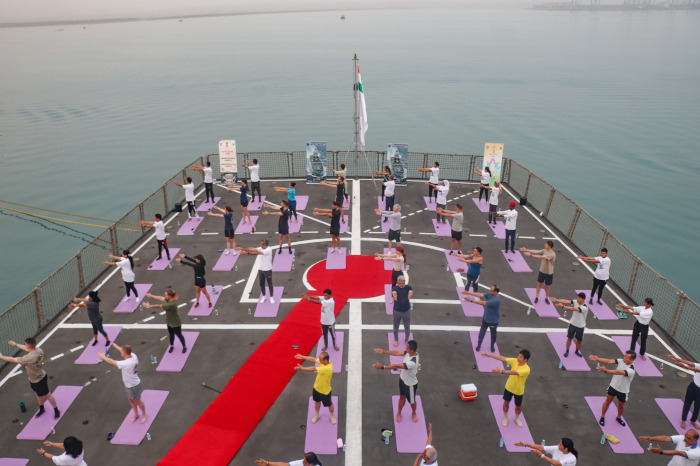 Indian Navy Celebrates International Day of Yoga (IDY) – 24
