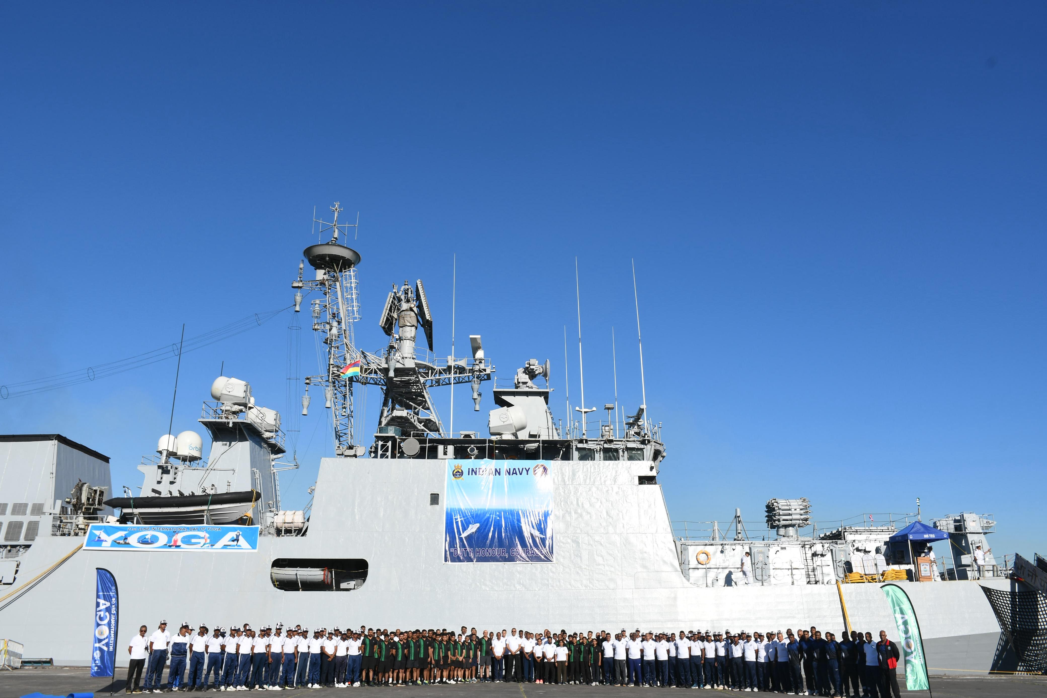 INS TEG ON OPERATIONAL DEPLOYMENT TO THE SOUTH WEST IOR CONCLUDES VISIT TO PORT LOUIS, MAURITIUS