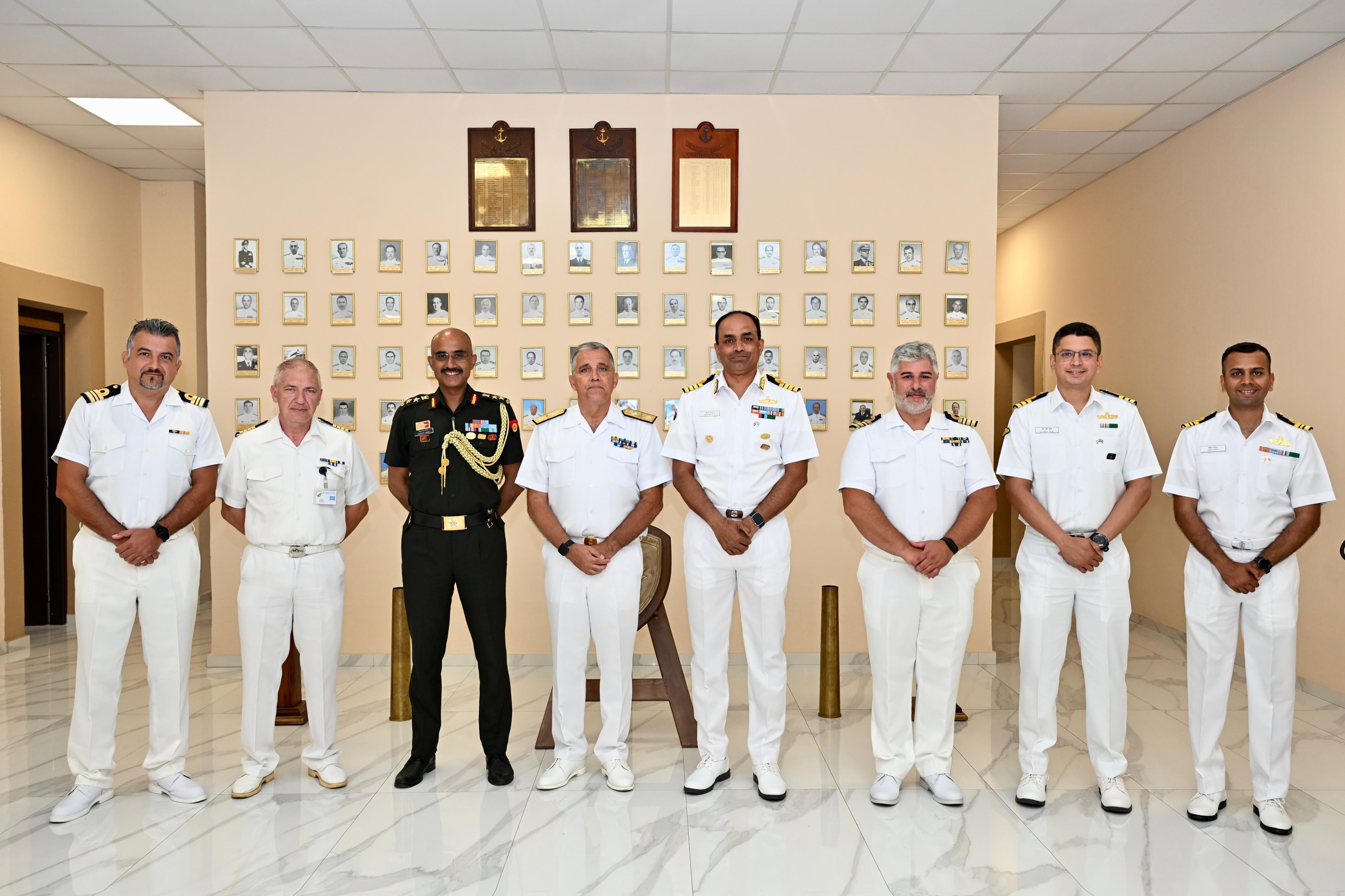 INDIAN NAVAL SHIP TAMAL ARRIVED AT SOUDA BAY, GREECE