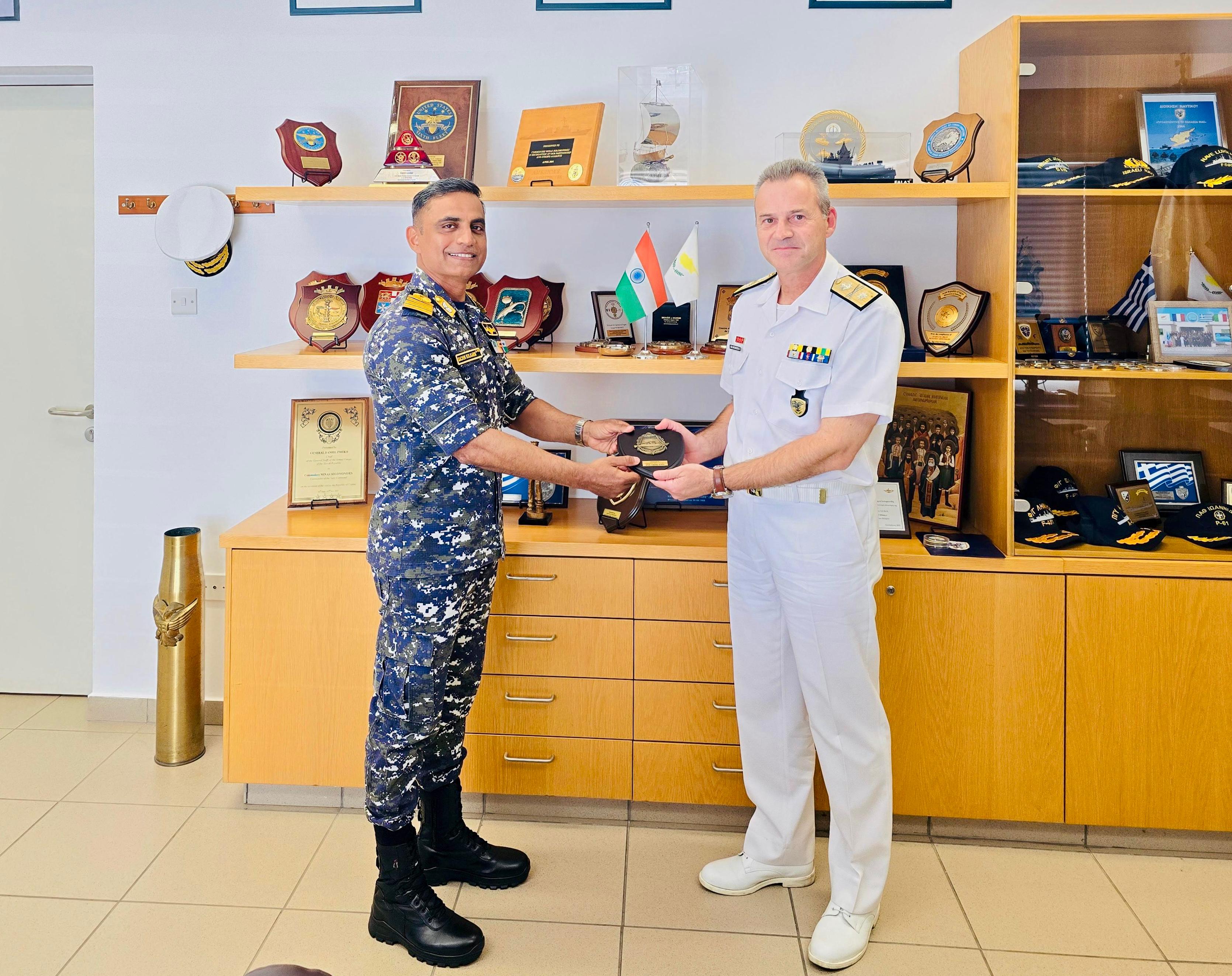 OPERATIONALLY DEPLOYED INS TRIKAND VISITS LIMASSOL, CYPRUS