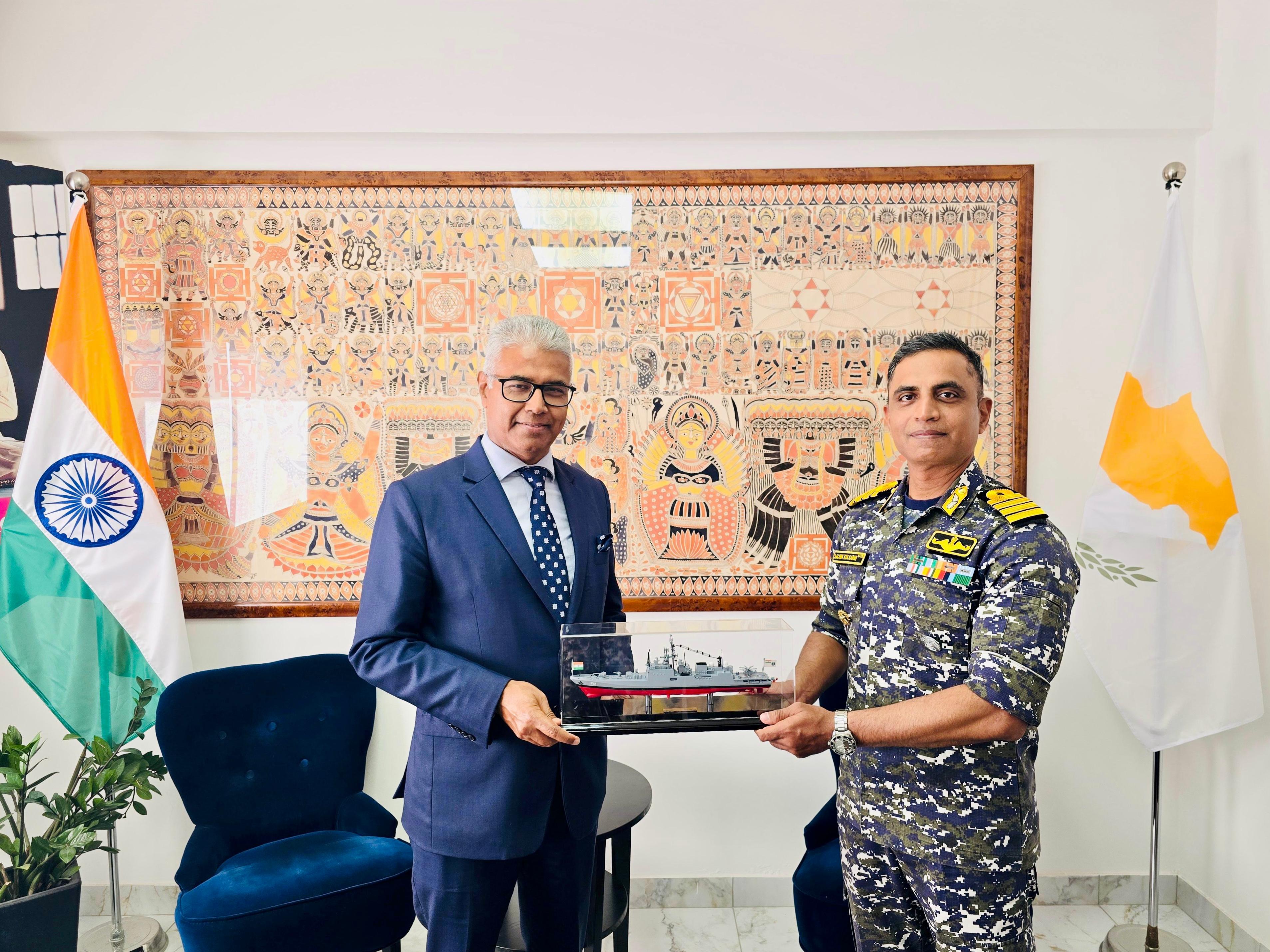 OPERATIONALLY DEPLOYED INS TRIKAND VISITS LIMASSOL, CYPRUS