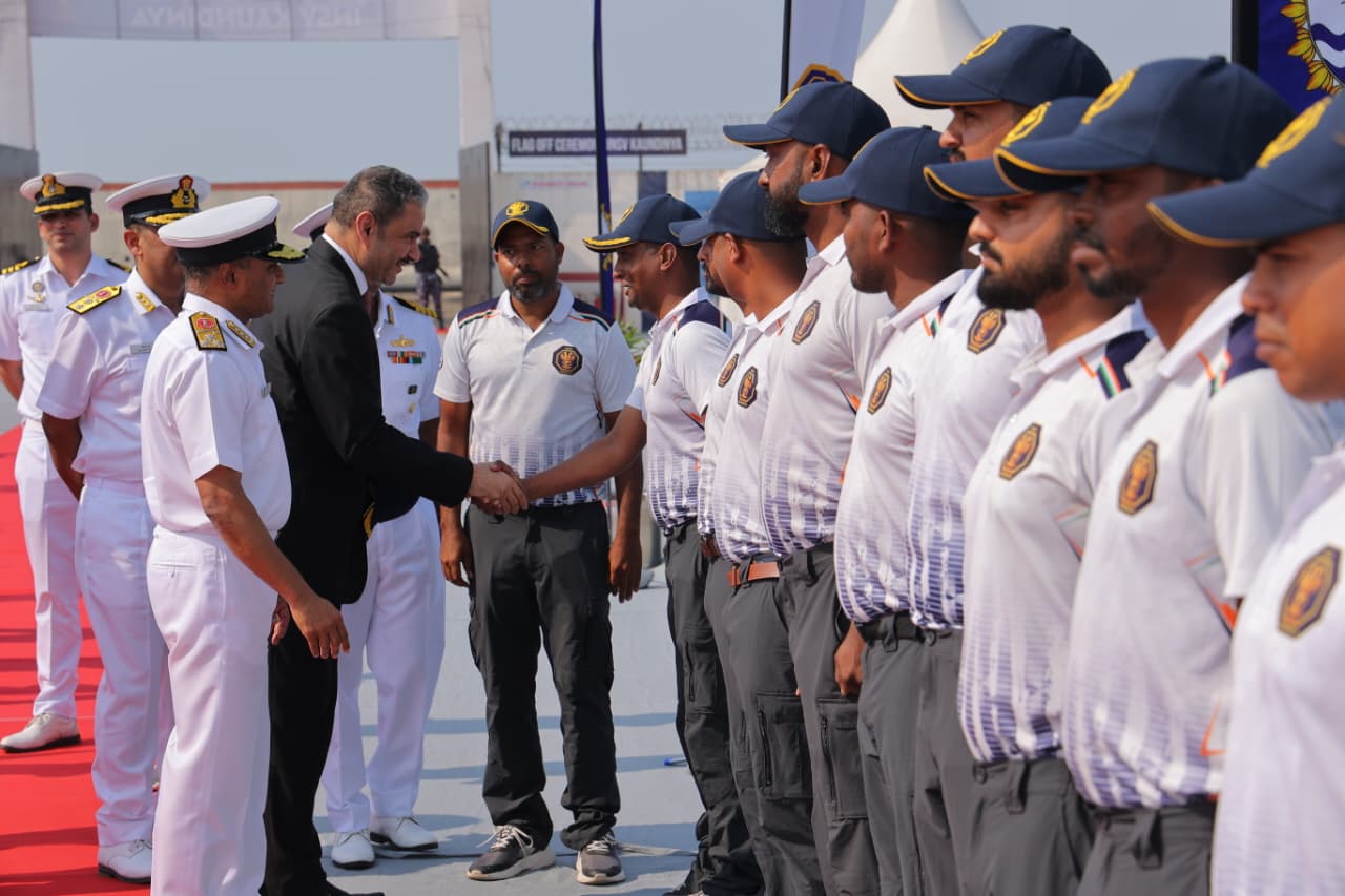 INSV KAUNDINYA EMBARKS ON HER MAIDEN VOYAGE