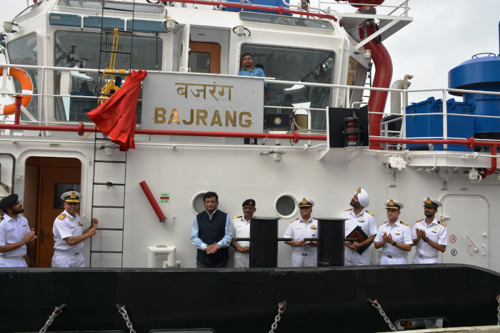 Delivery of Third 25T Bollard Pull Tug, Bajrang (YARD 307)