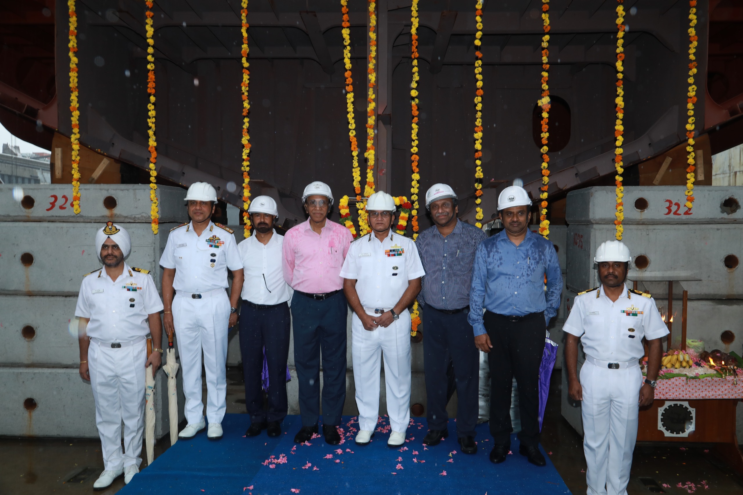 KEEL LAYING OF LAST SHIP (BY 530) OF ASW SWC (CSL) PROJECT 