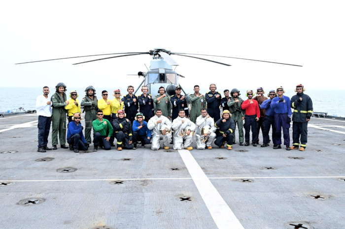 Indian Navy Bids Farewell to UH – 3H Helicopter