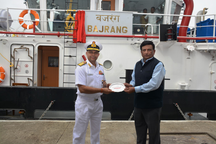 Delivery of Third 25T Bollard Pull Tug, Bajrang (YARD 307)