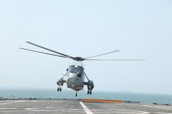 Indian Navy Bids Farewell to UH – 3H Helicopter