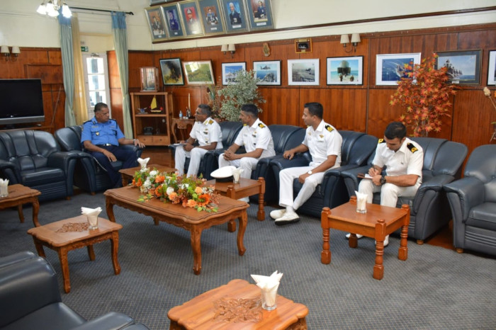 INS Sunayna Departs Port Louis