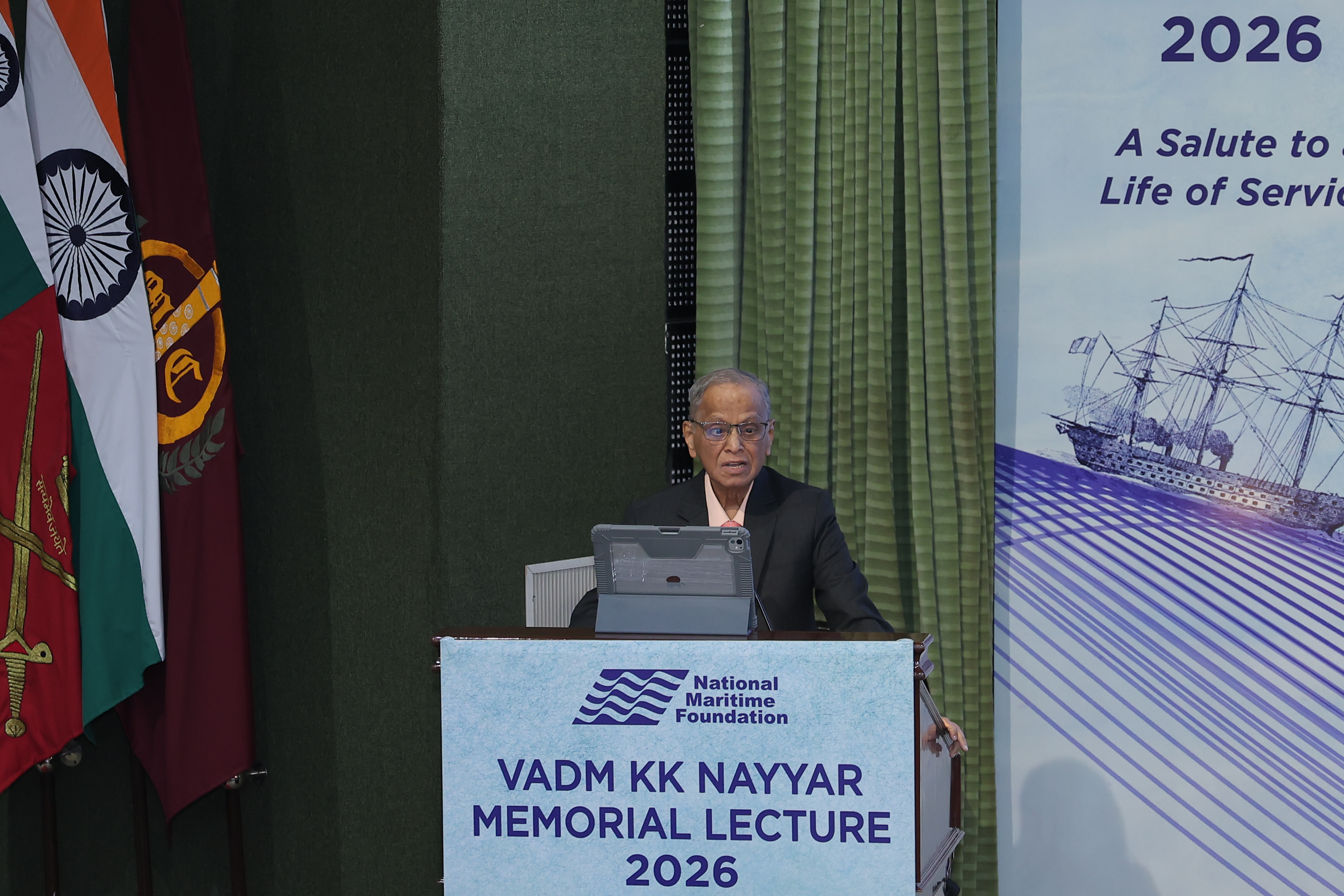 The 2026 edition of the Vice Admiral KK Nayyar Memorial Lecture was held on 16 Feb 2026, marking the 21st Foundation Day of the National Maritime Foundation (NMF), New Delhi. The annual lecture honours the enduring legacy of VAdm KK Nayyar, whose intellectual vision and strategic foresight laid the foundation for NMF’s emergence as India’s premier institution for maritime thought and policy advocacy.VAdm Nayyar was not only a distinguished naval officer but also a pioneering strategic thinker. He played a c