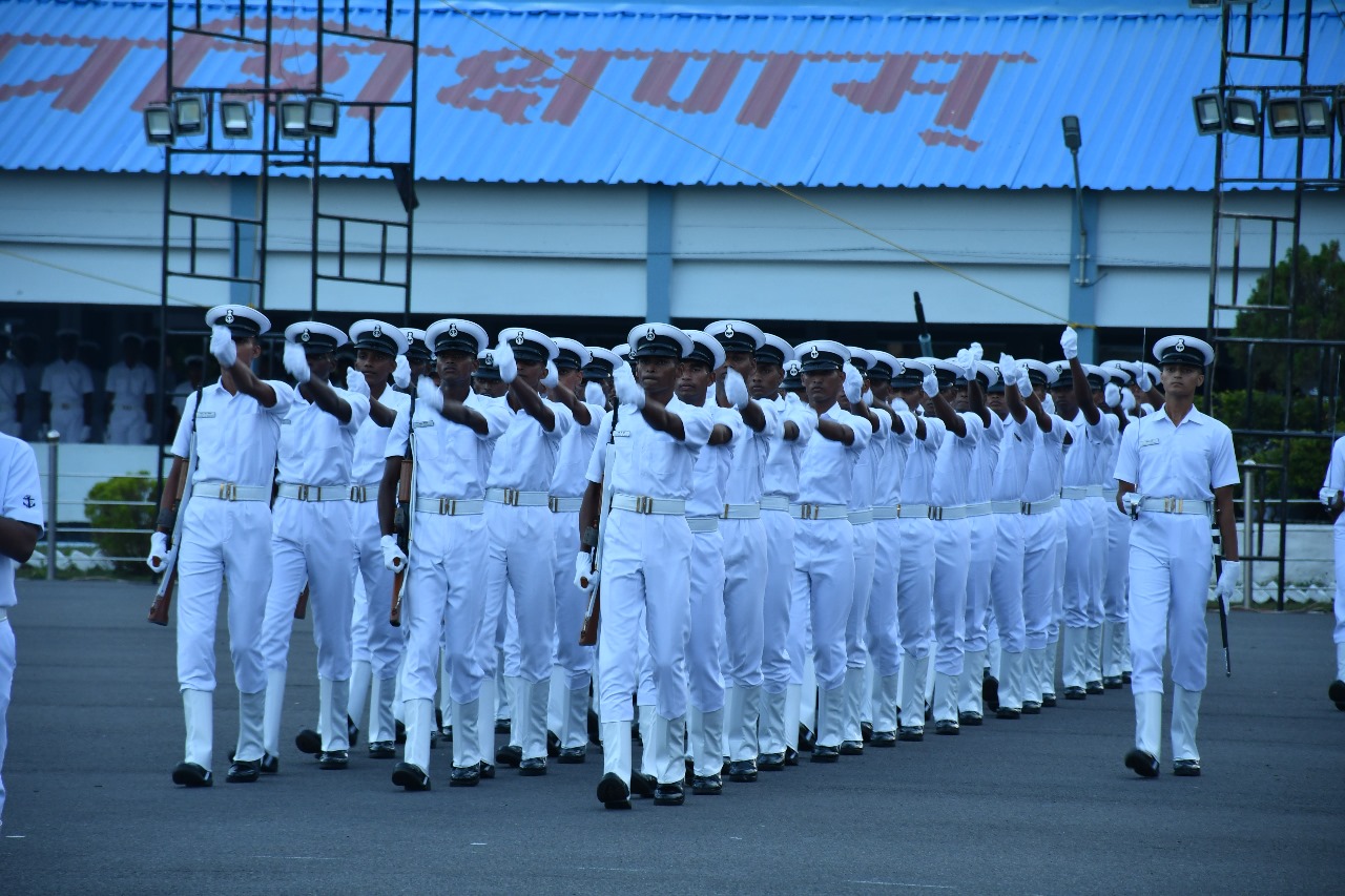 CURTAIN RAISER: PASSING OUT PARADE OF FIFTH BATCH OF AGNIVEERS AT INS CHILKA