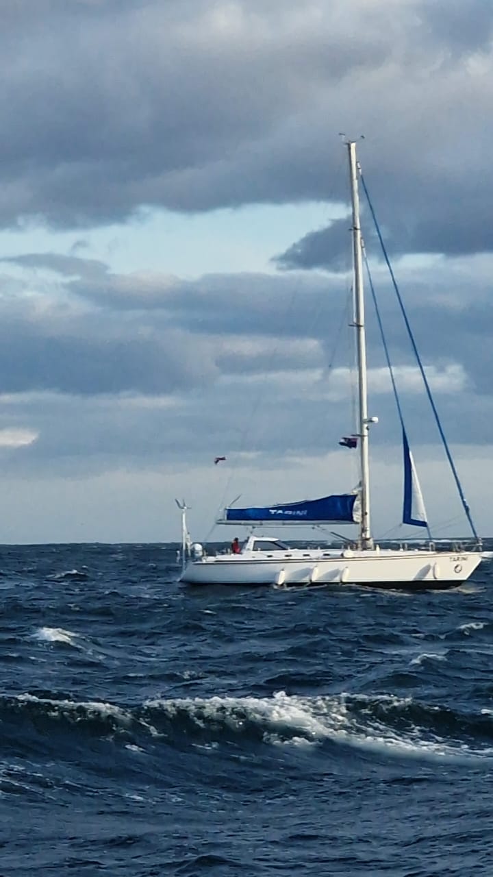 NAVIKA SAGAR PARIKRAMA II INSV TARINI REACHES PORT STANLEY - THE THIRD PORT OF CALL
