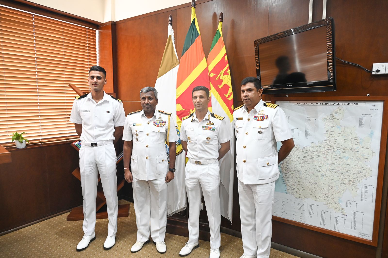 INDIAN NAVAL SHIP SAHYADRI AT COLOMBO, SRILANKA