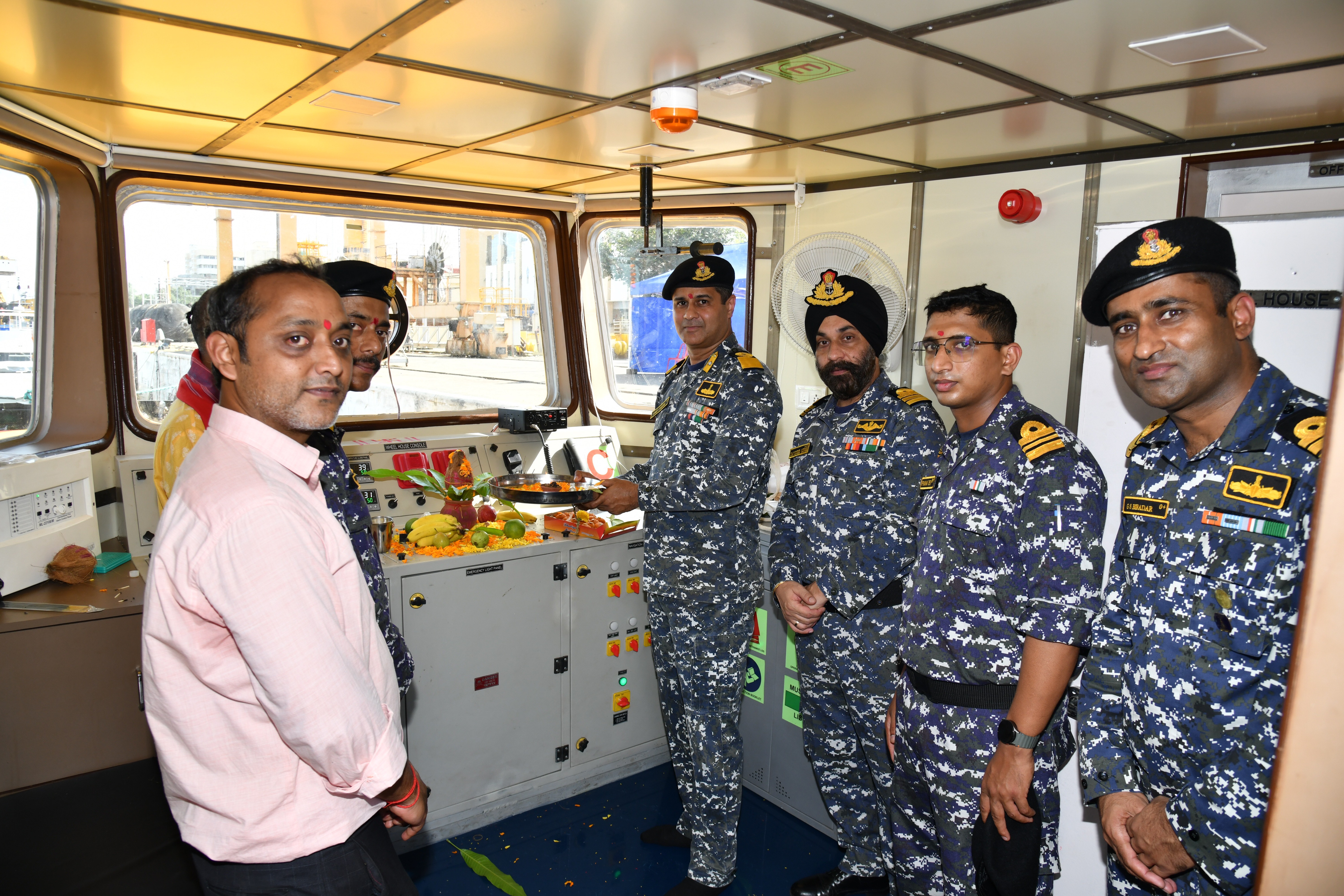 Delivery of Ammunition Cum Torpedo Cum Missile Barge, LSAM 21 (Yard 131)