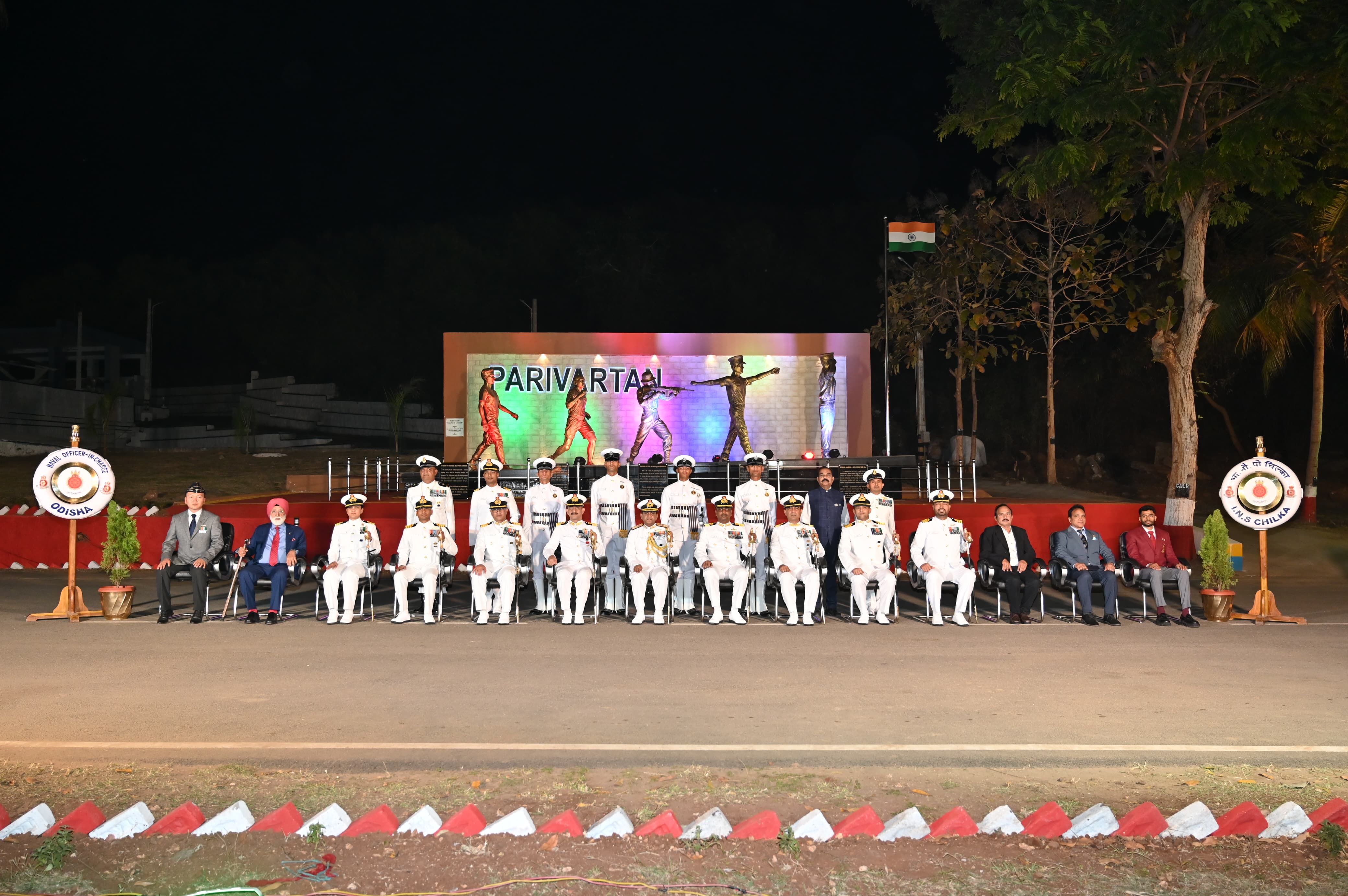 भा.नौ.पो. चिल्का में अग्निवीर 02/24 बैच की पासिंग आउट परेड