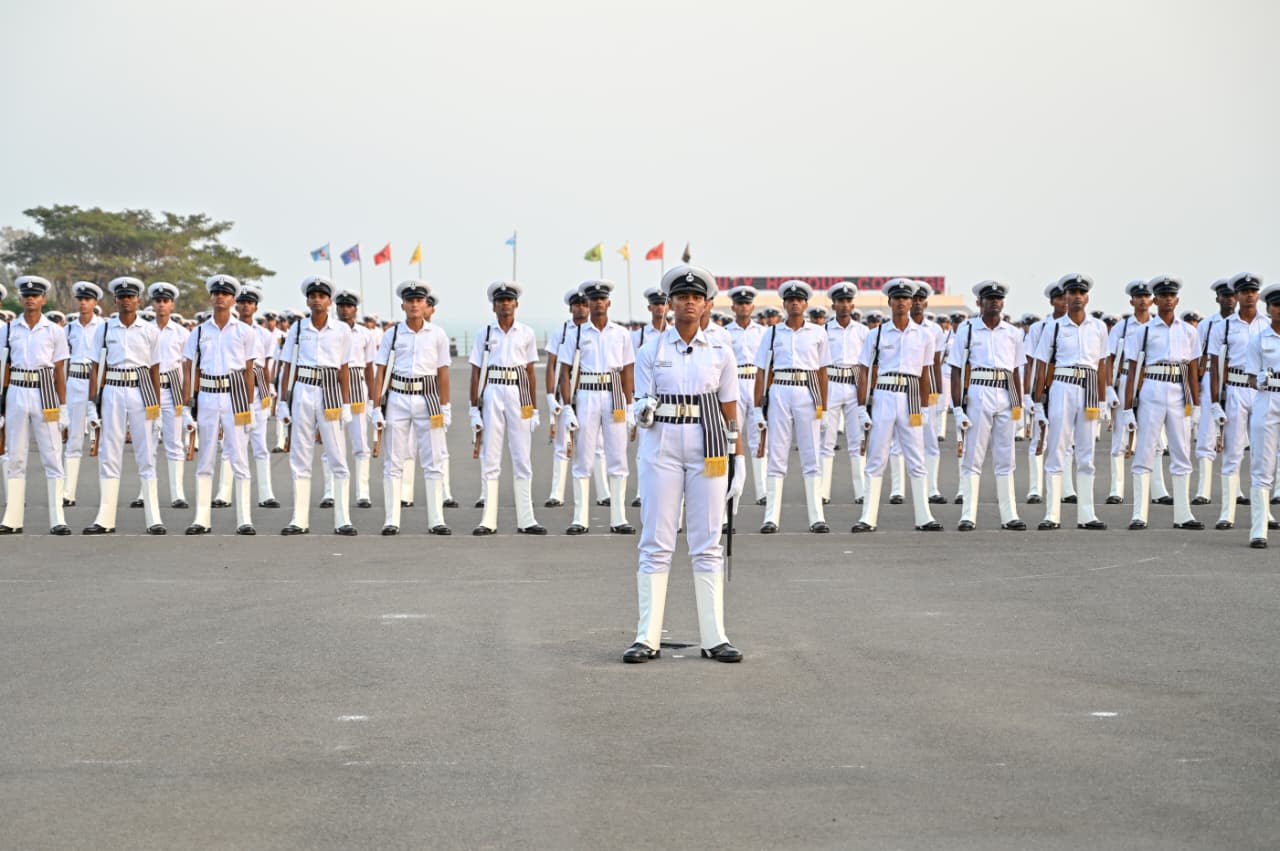 CURTAIN RAISER – PASSING OUT PARADE OF 02/25 BATCH OF TRAINEES AT INS CHILKA
